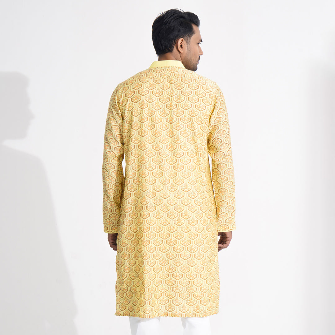 Men Yellow Panjabi