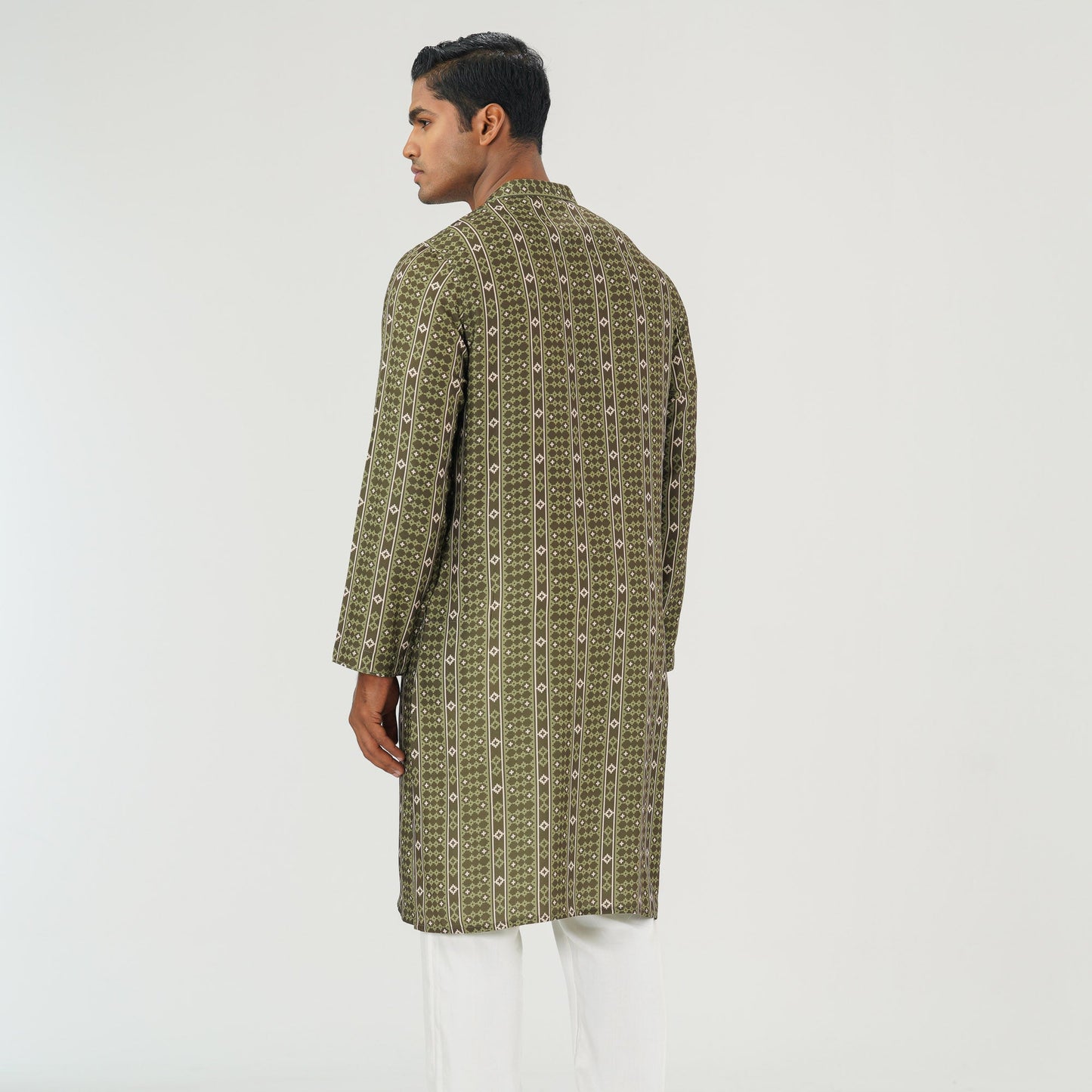 Mens Green Basic Panjabi