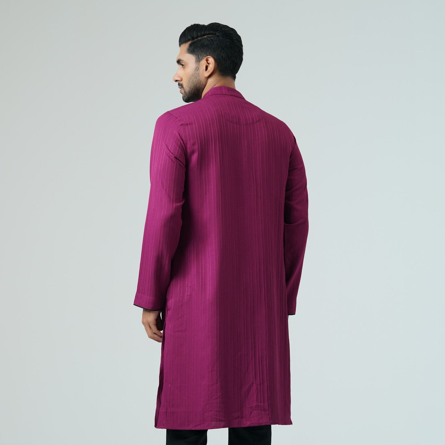 Mens Maroon Panjabi