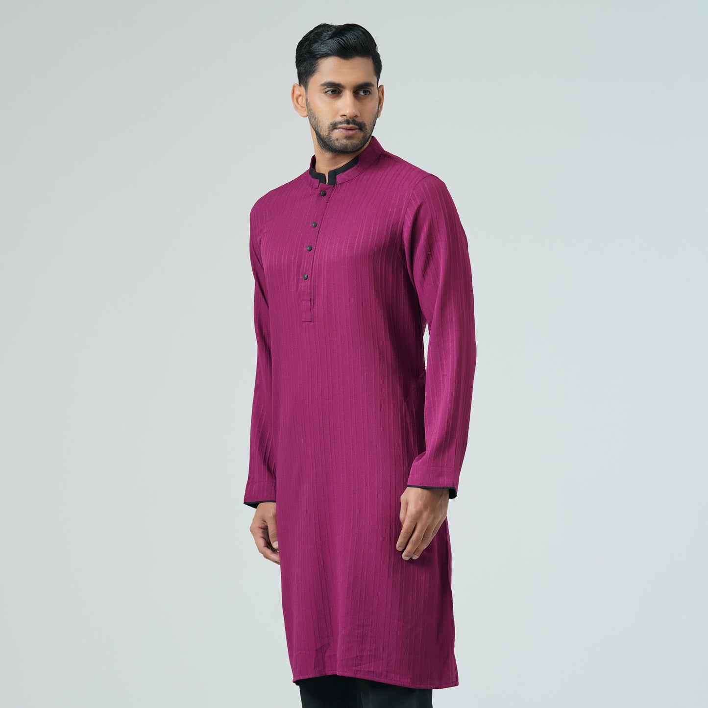 Mens Maroon Panjabi