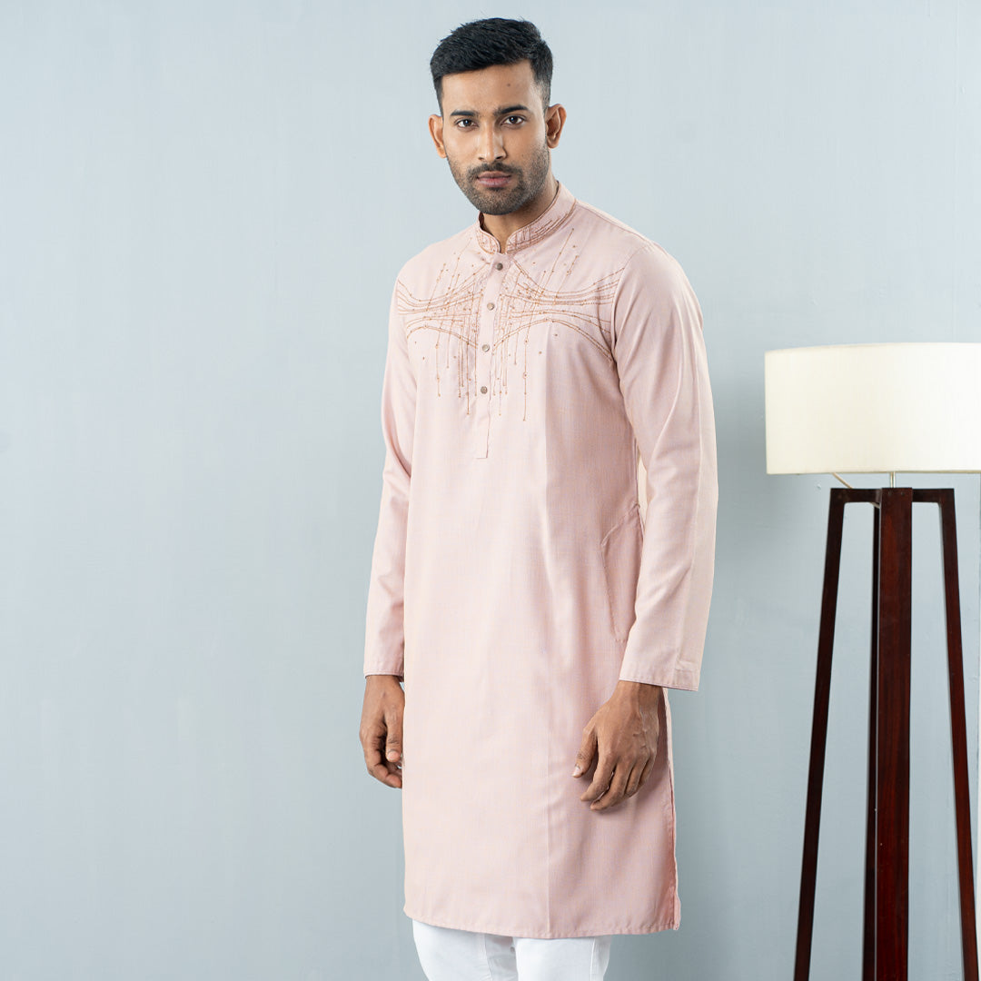 Men's Lemonade Pink Panjabi