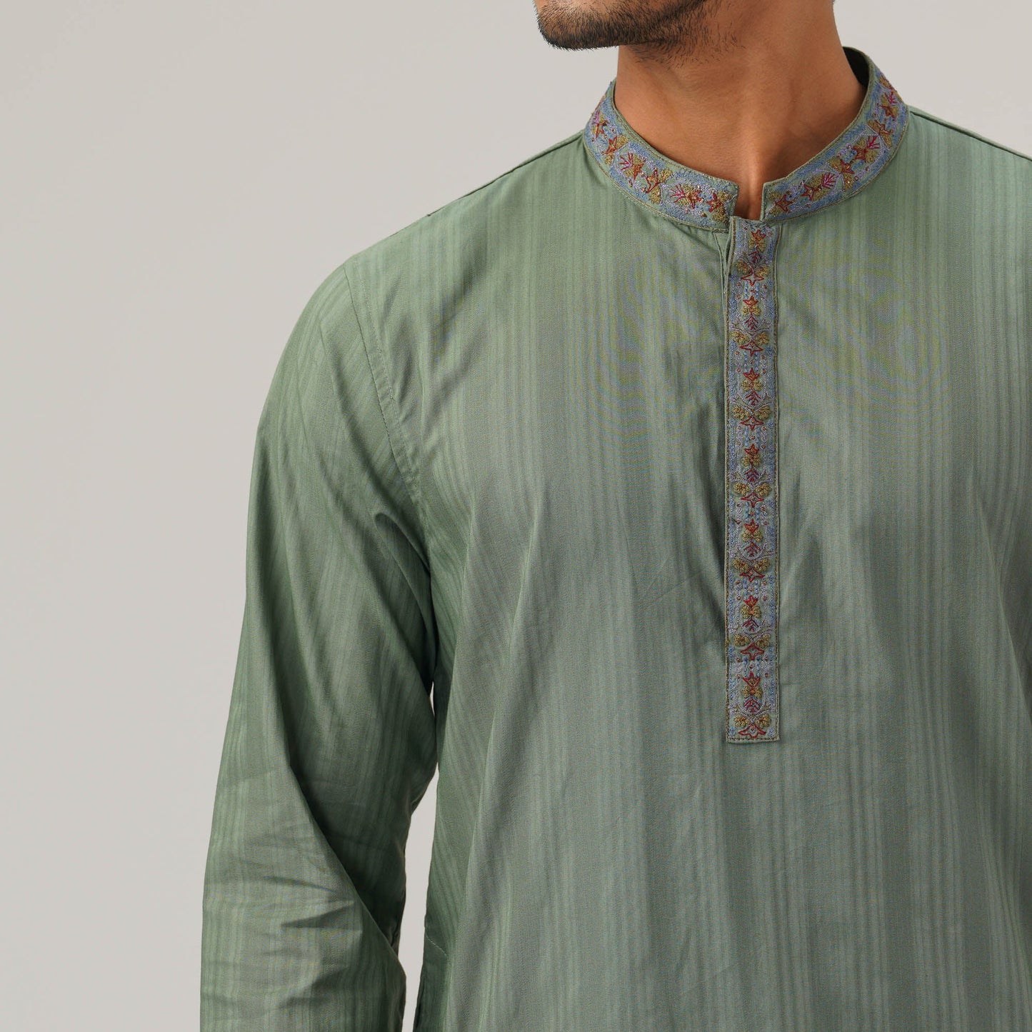 Mens Embroidery Magnolia Panjabi