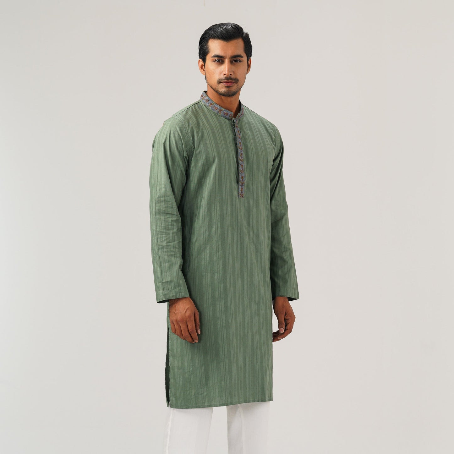 Mens Embroidery Magnolia Panjabi