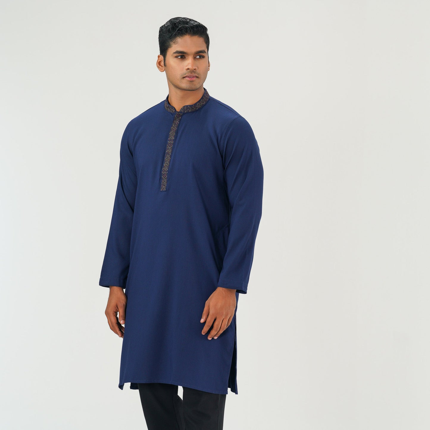 Mens Blue Karchupi Panjabi