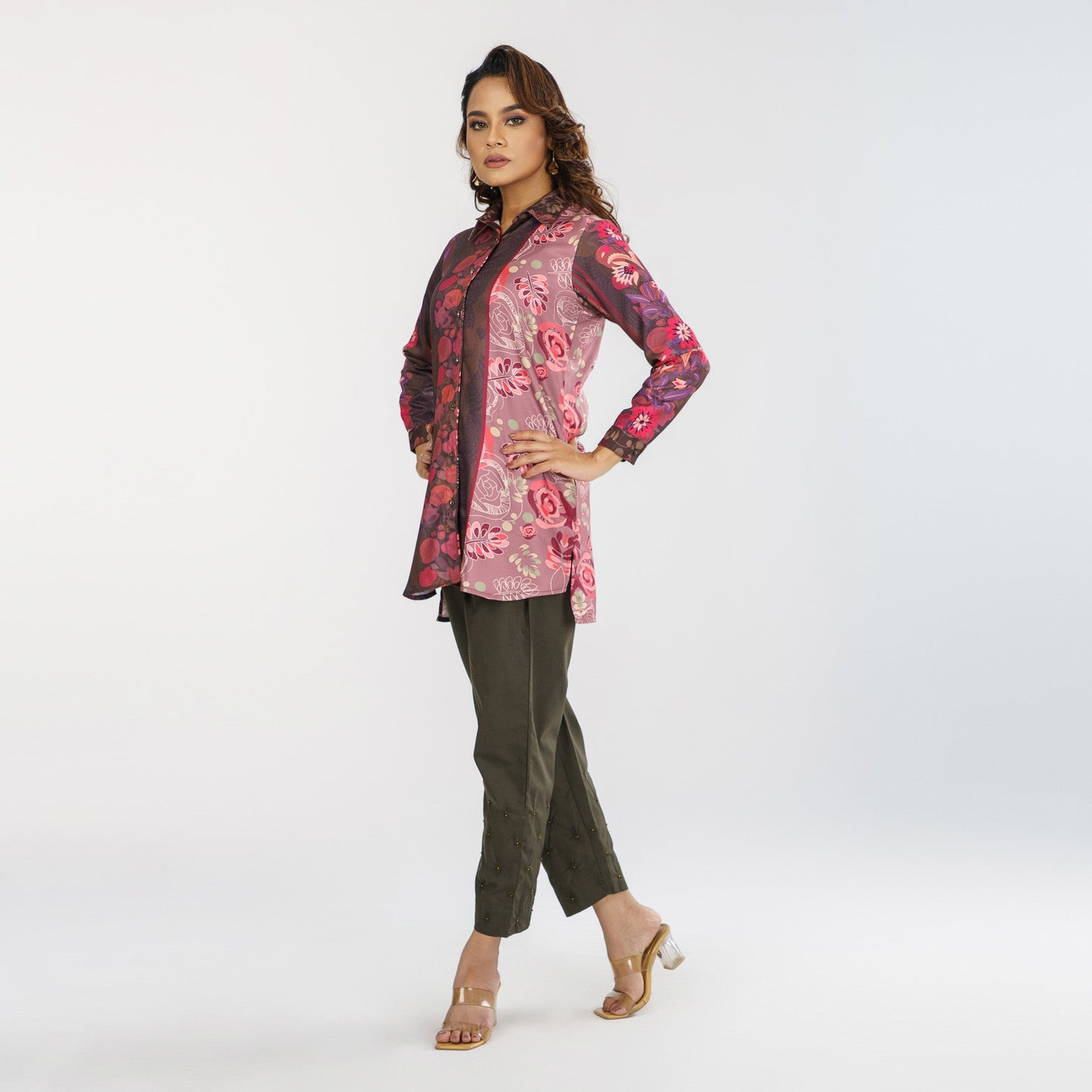 Womens Ethnic Coffee Shirt