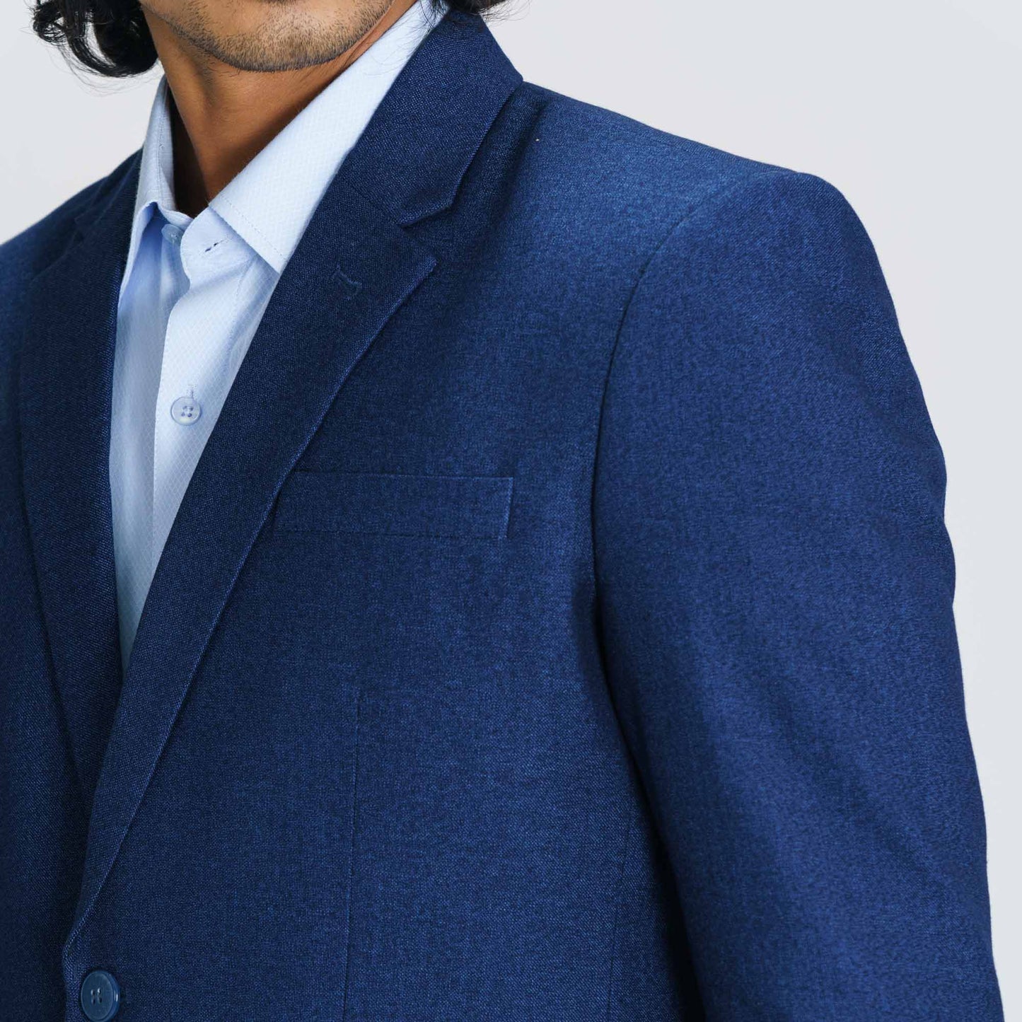 Men's Dark Navy Slim Fit Blazer