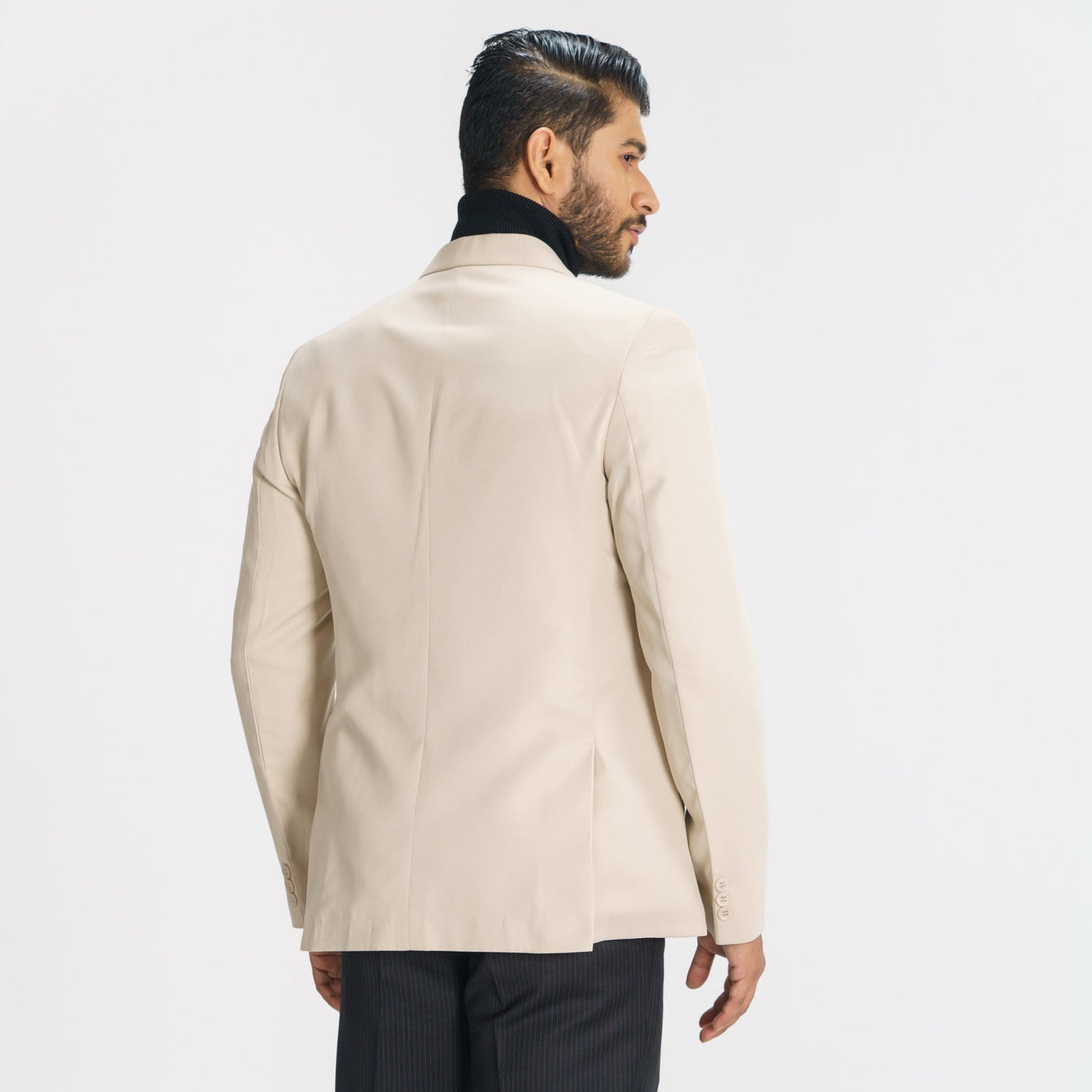 Men's Beige Casual Blazer