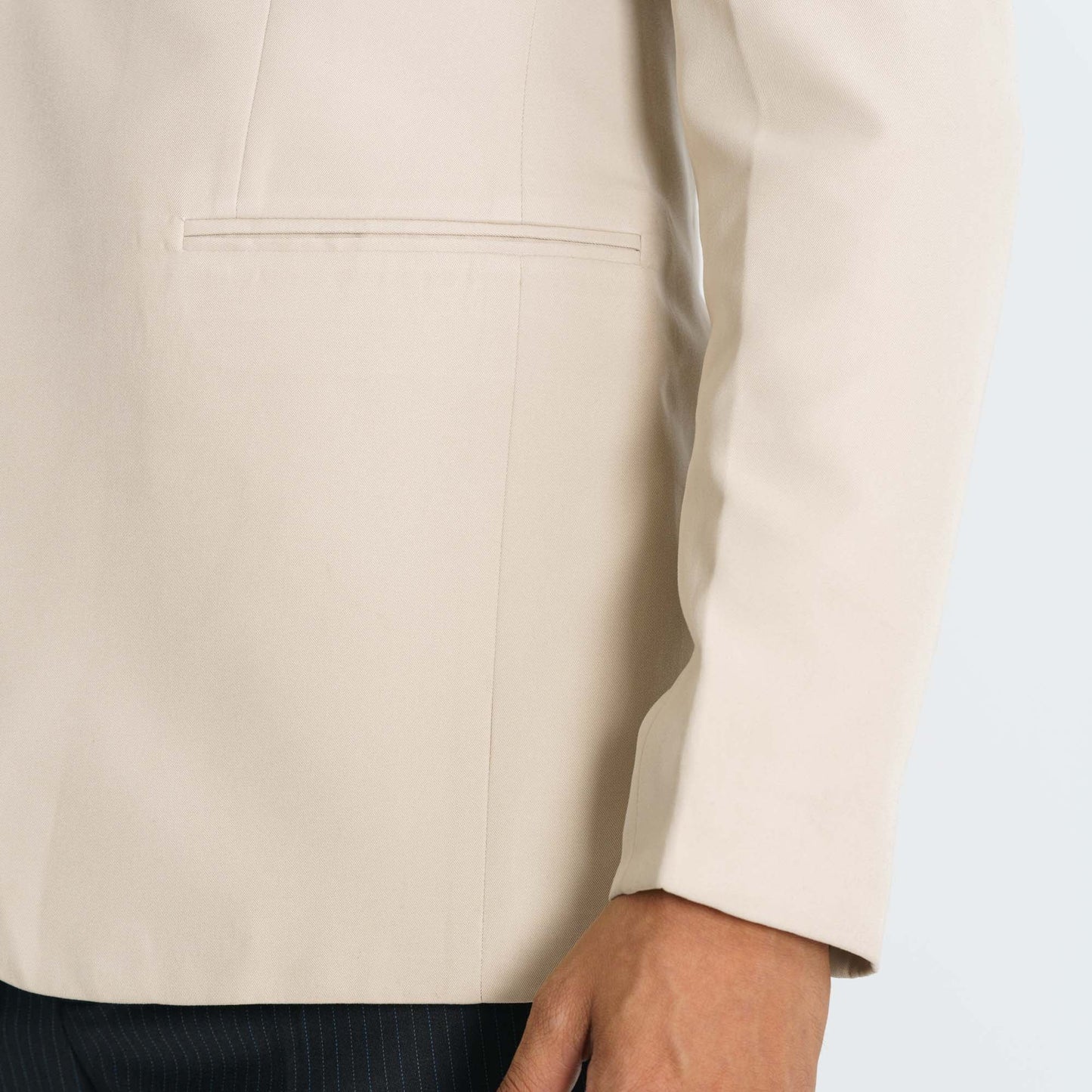 Men's Beige Casual Blazer
