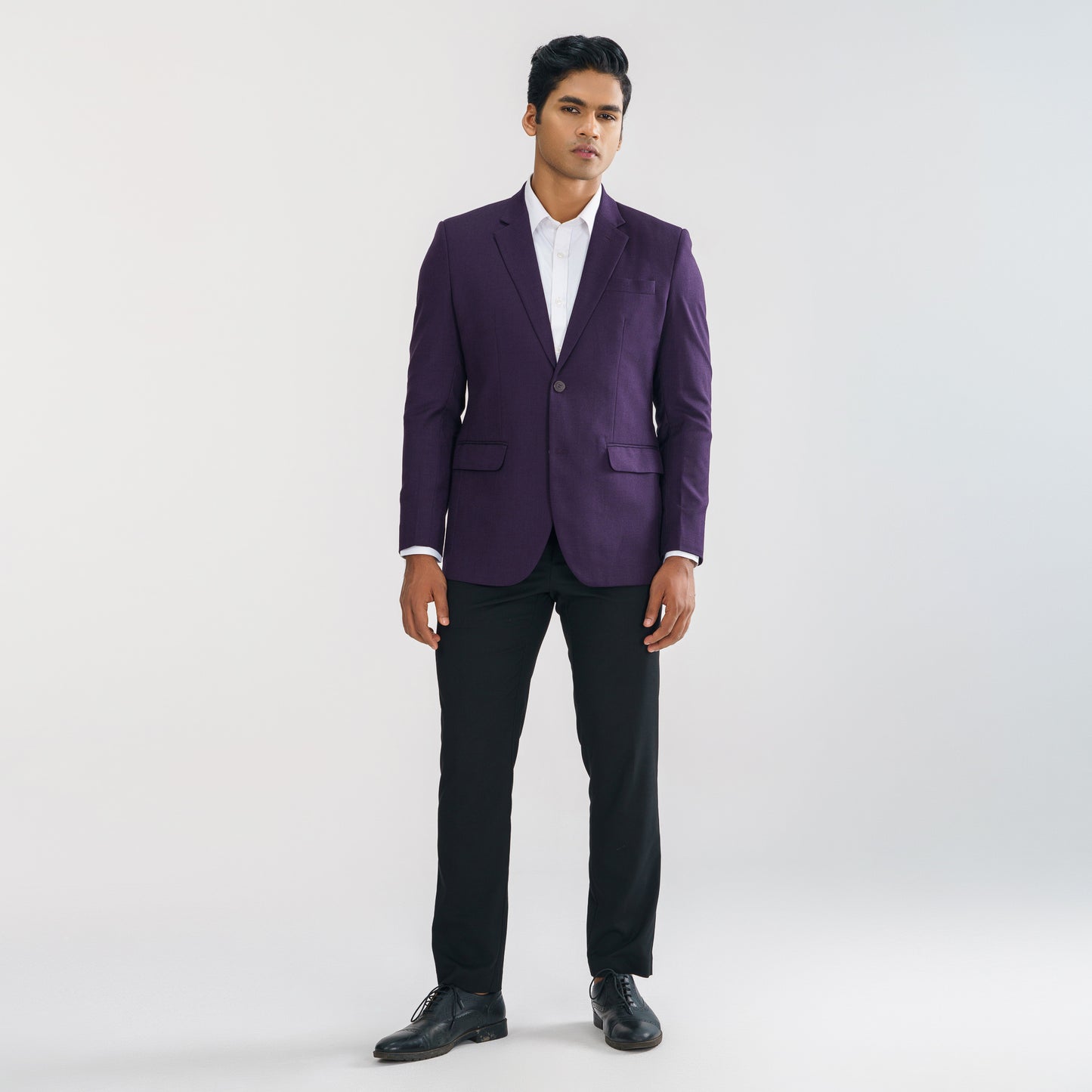 Men's Purple Slim Fit Blazer