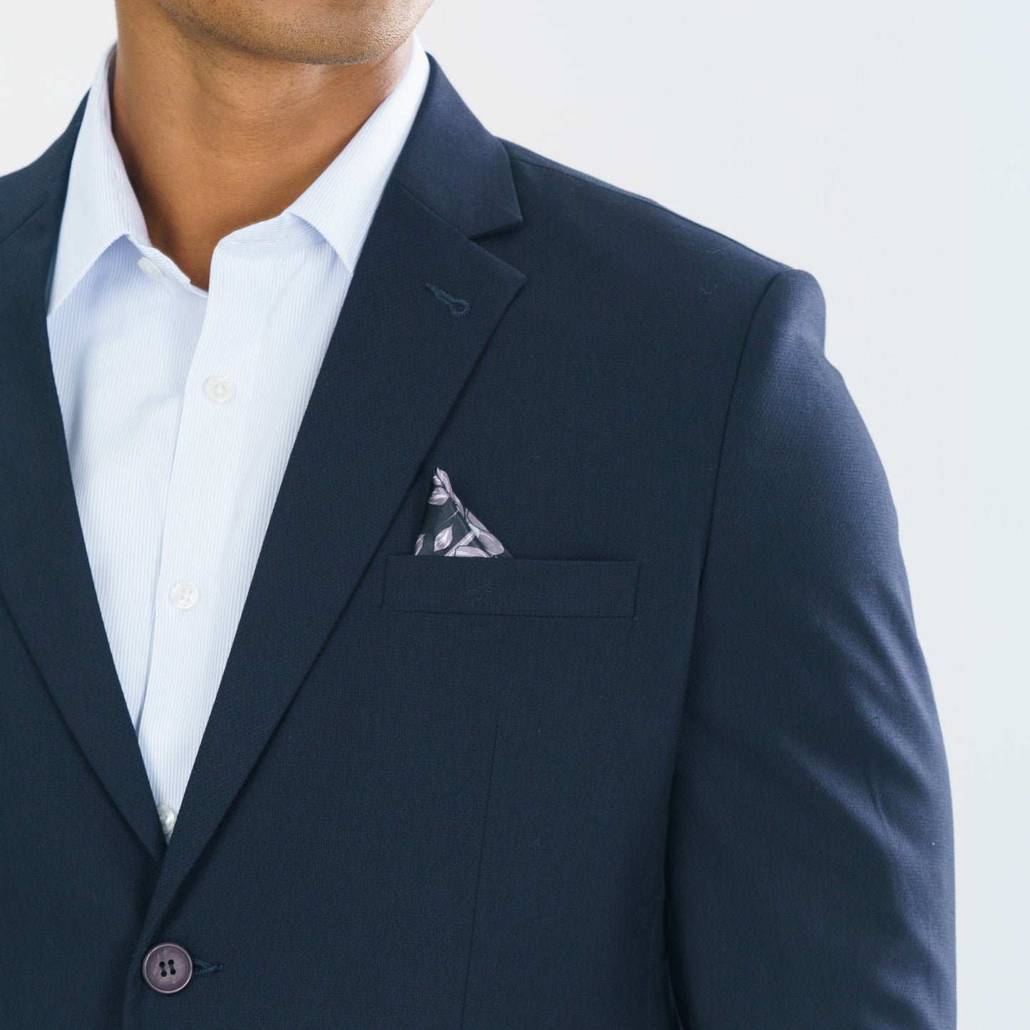 Mens Deep Navy Slim Fit Blazer