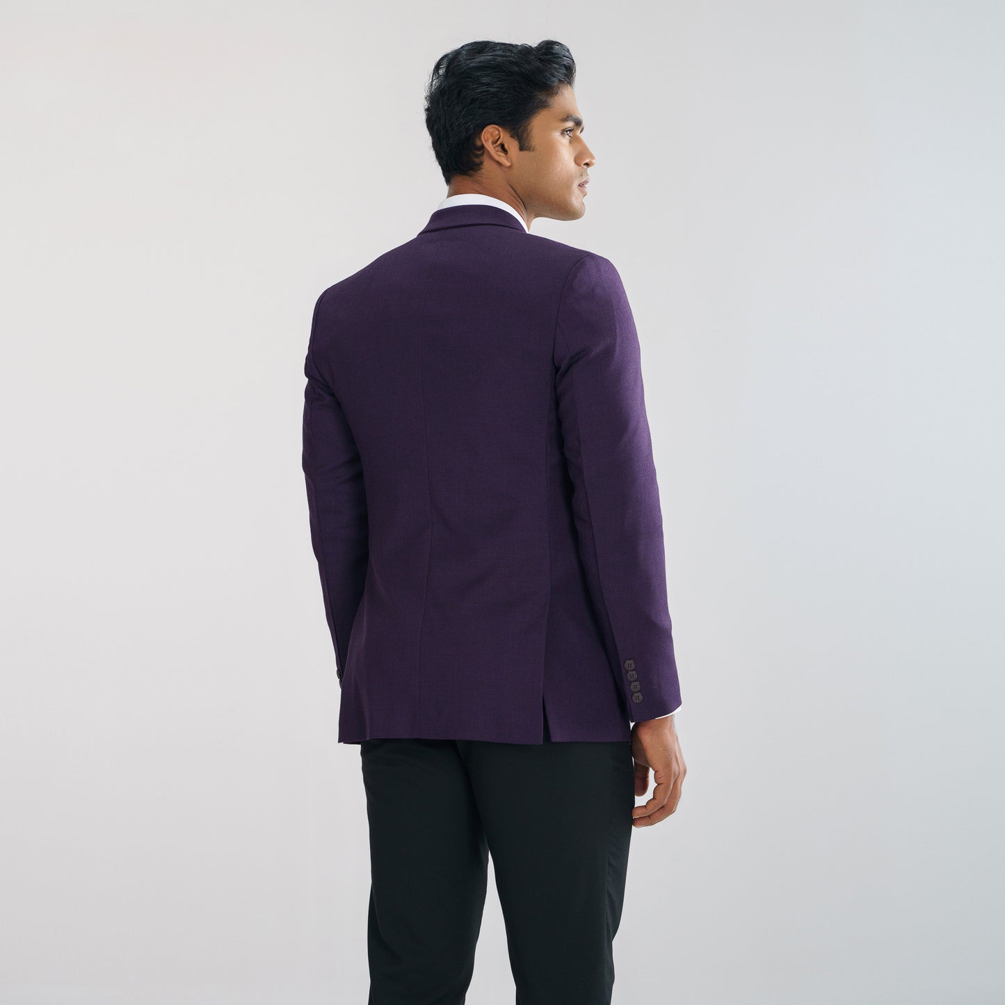 Men's Purple Slim Fit Blazer