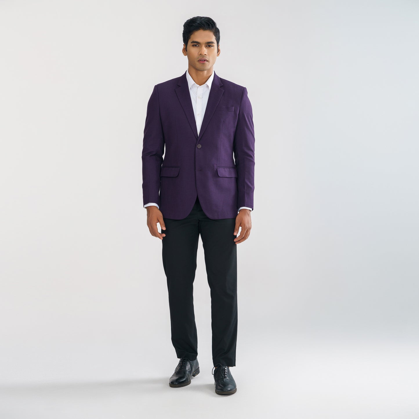Men's Purple Slim Fit Blazer