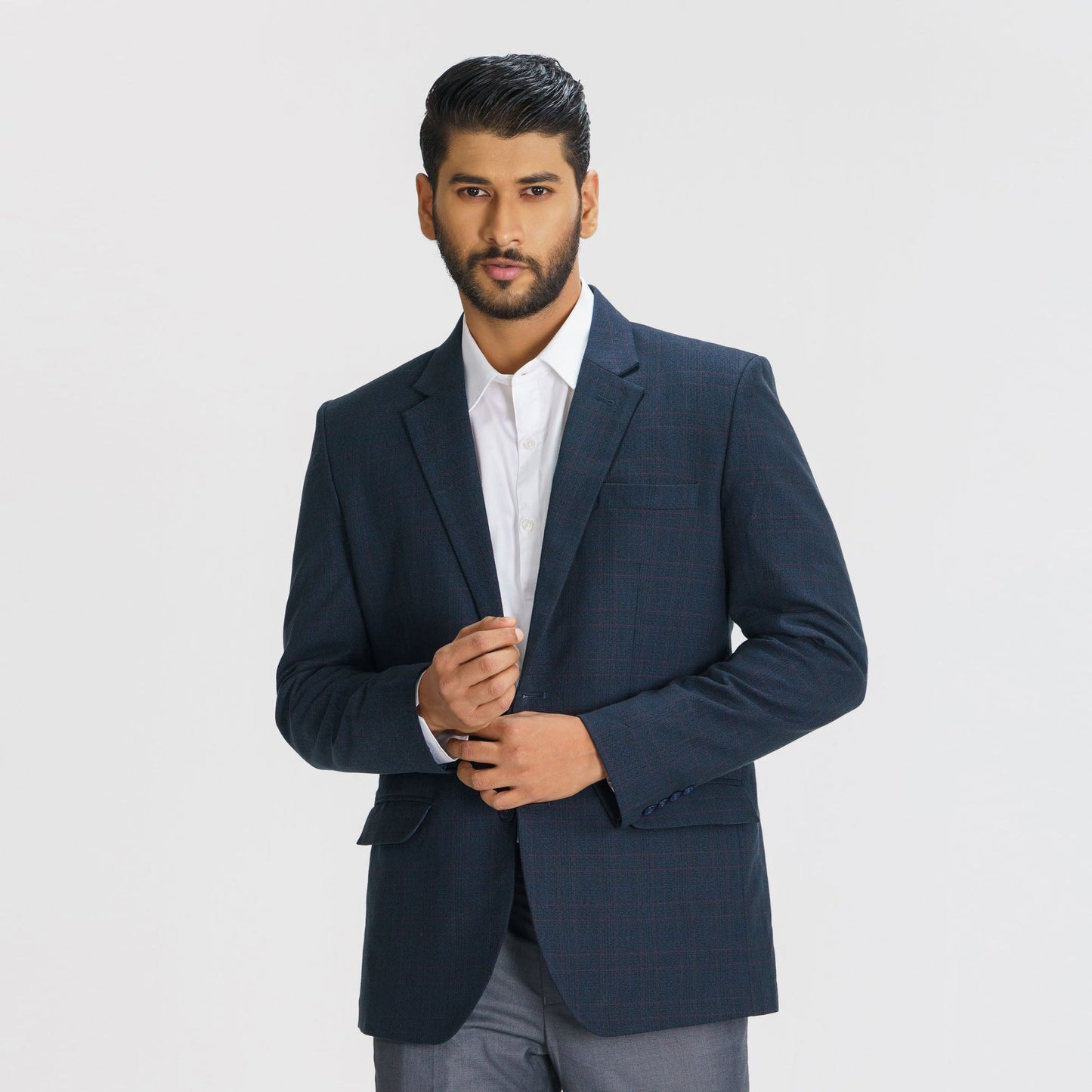 Men's Navy Slim Fit Blazer