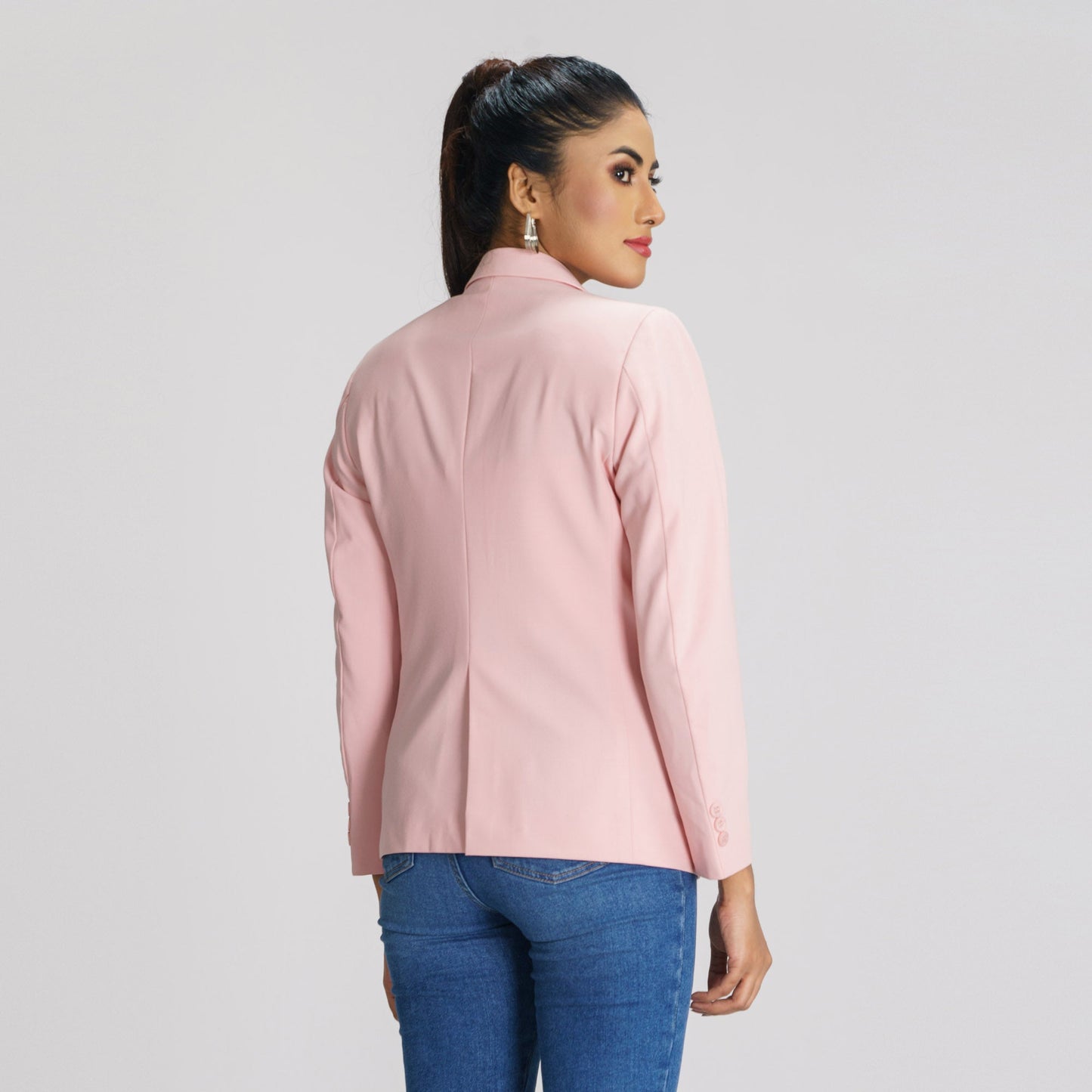 Womens Light Pink Blazer