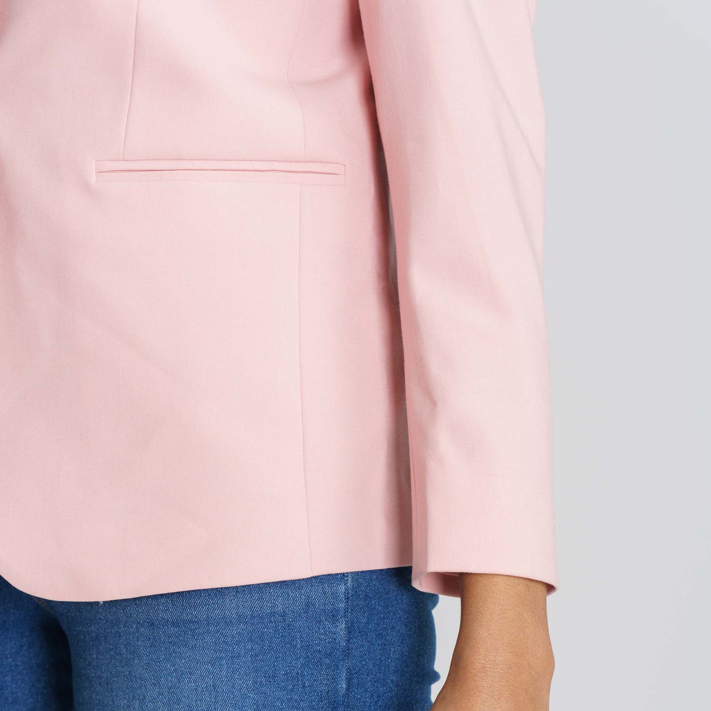 Womens Light Pink Blazer