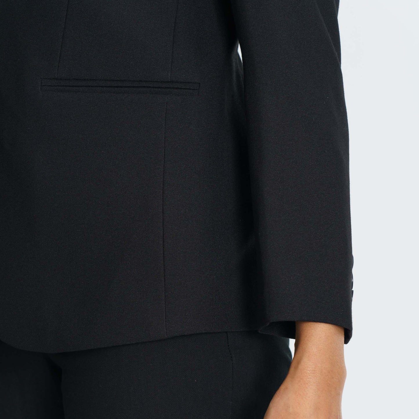 Womens Black Slim Fit Blazer