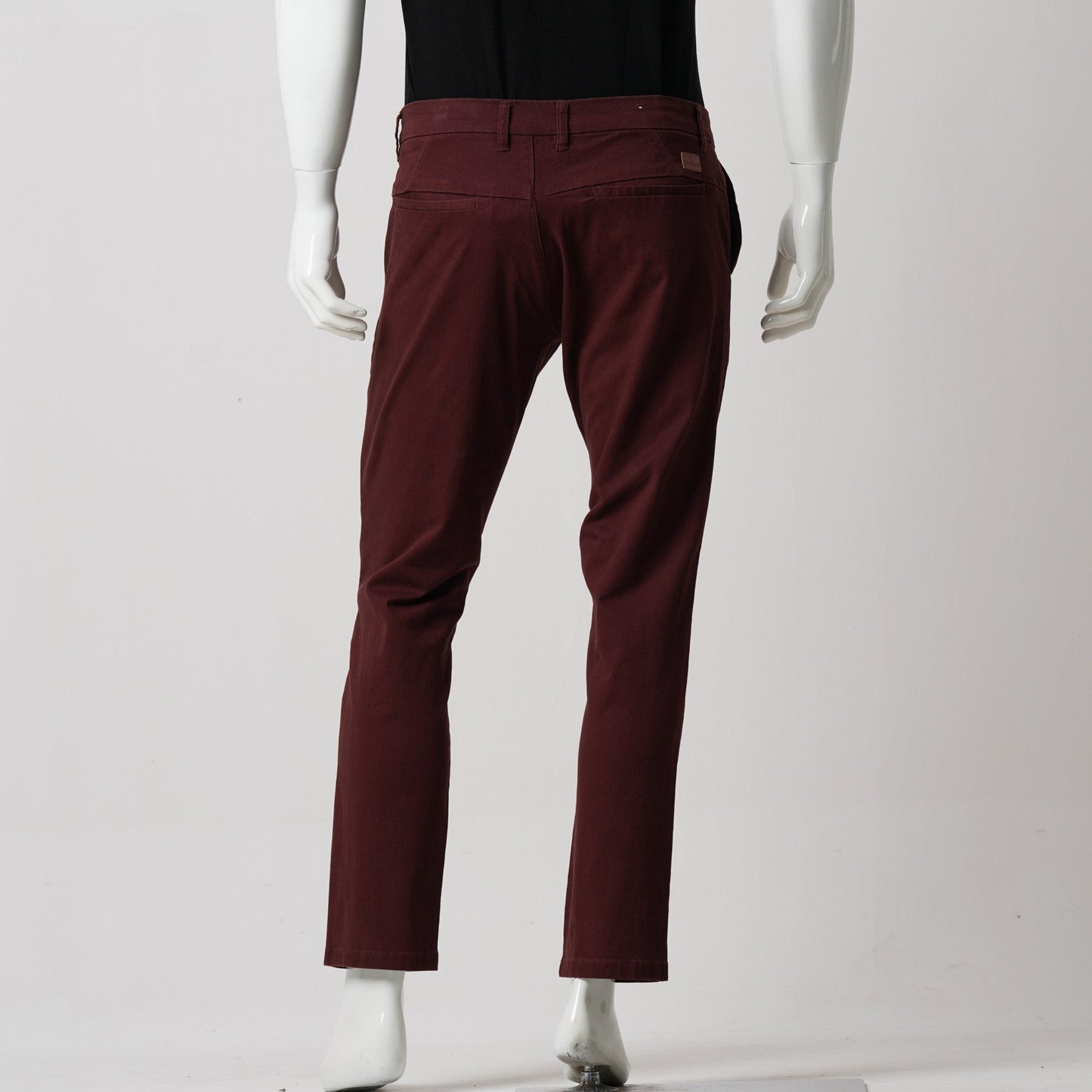 MENS CINO PANT-MAROON 1