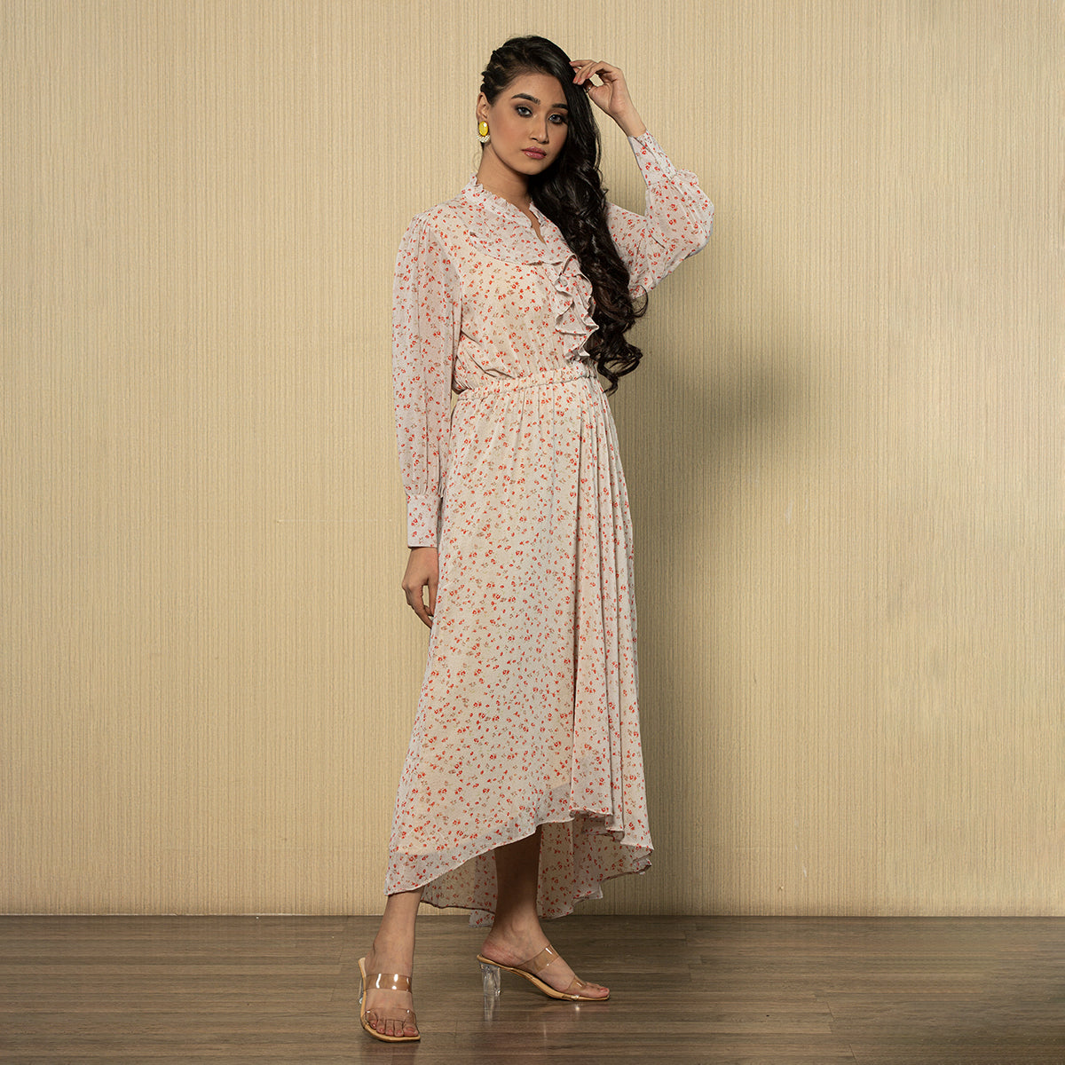Ladies Dress - Cream White
