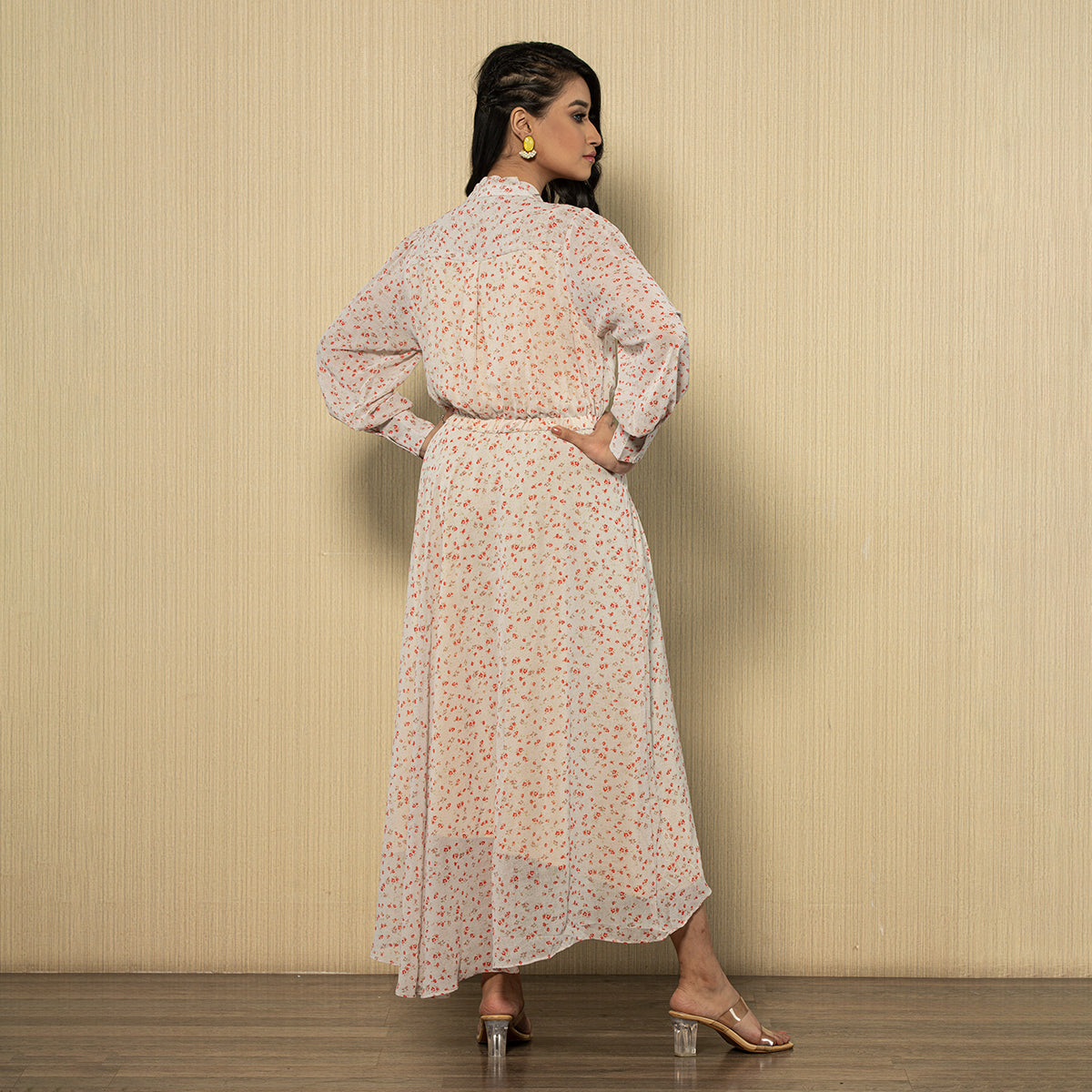 Ladies Dress - Cream White