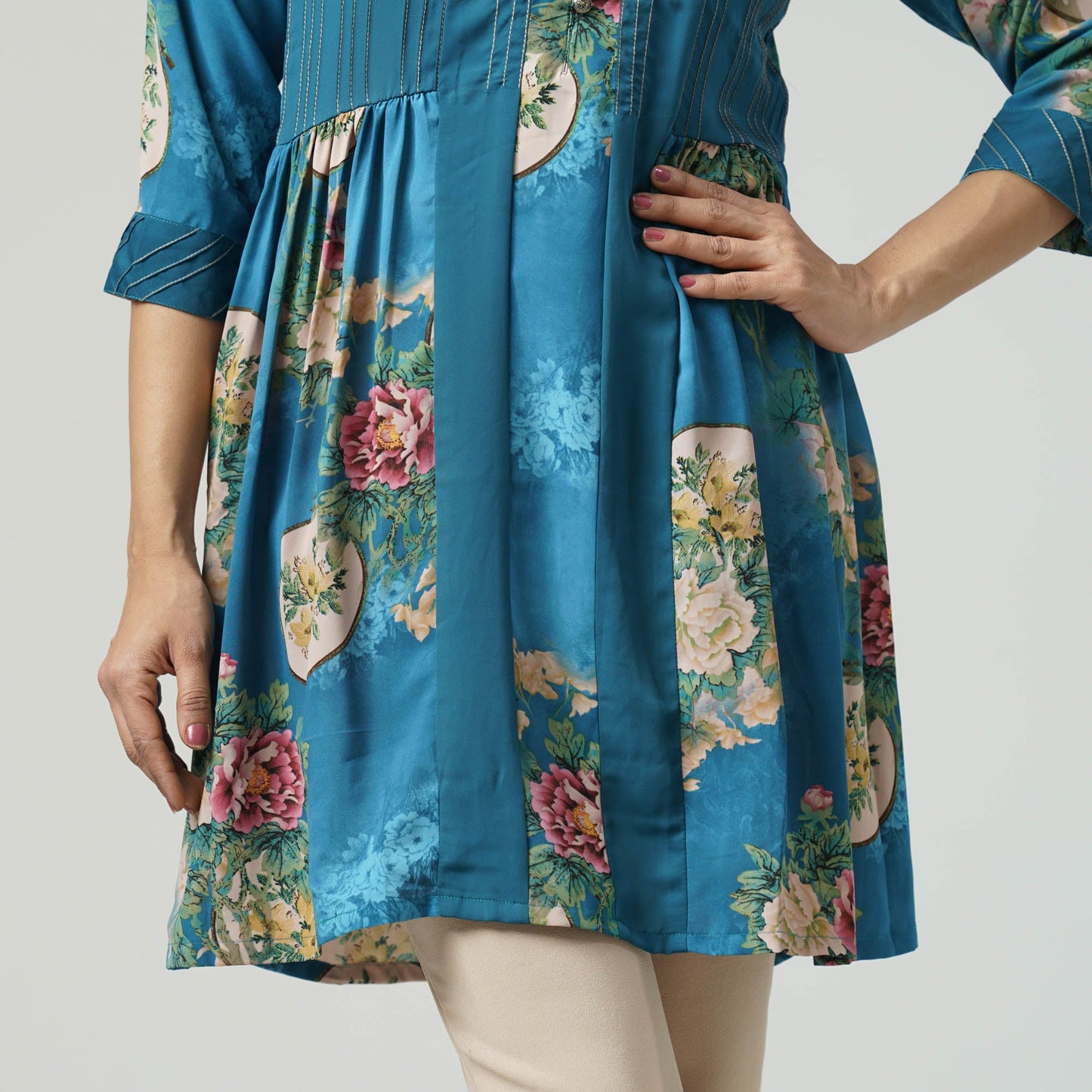 Womens Blue Kurti