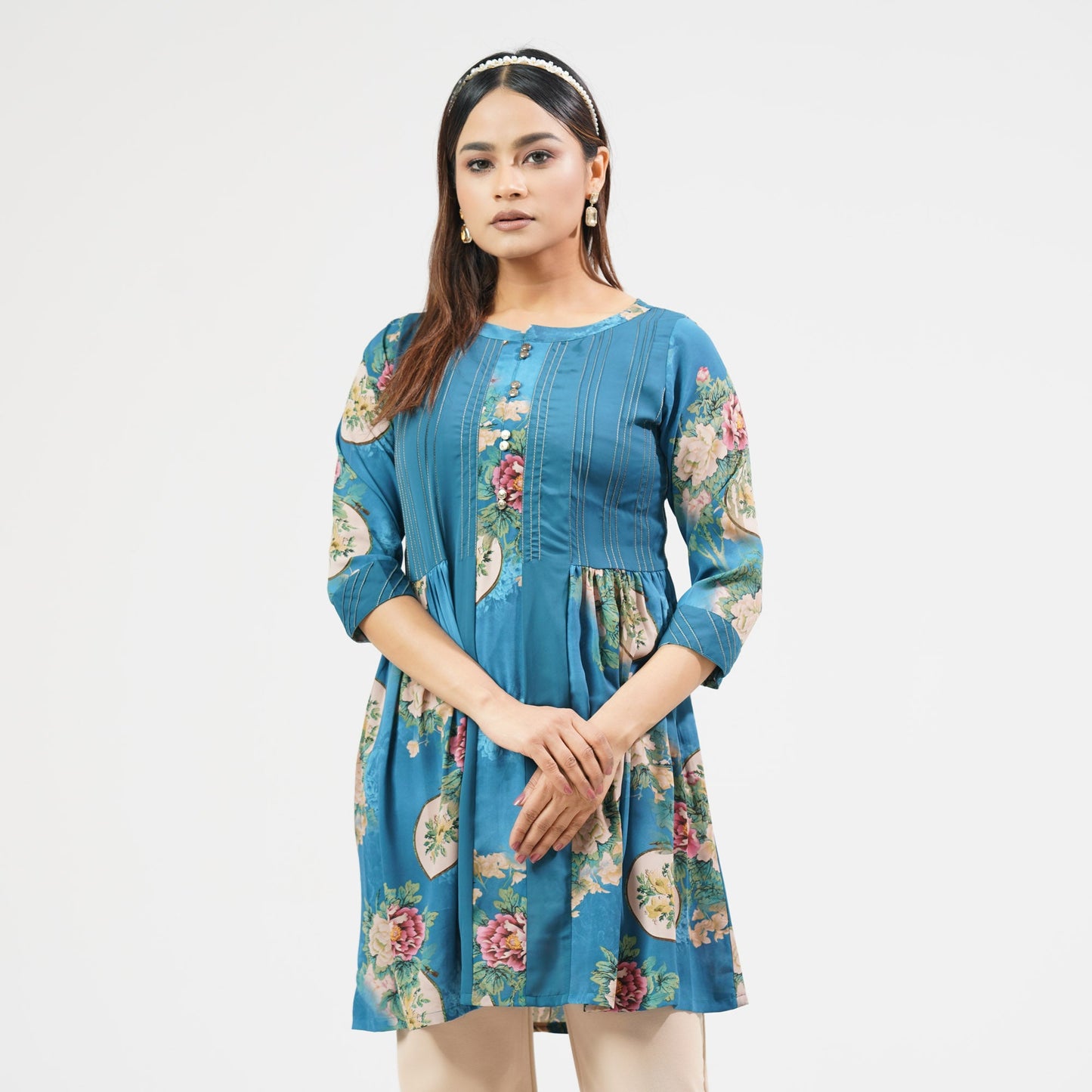 Womens Blue Kurti
