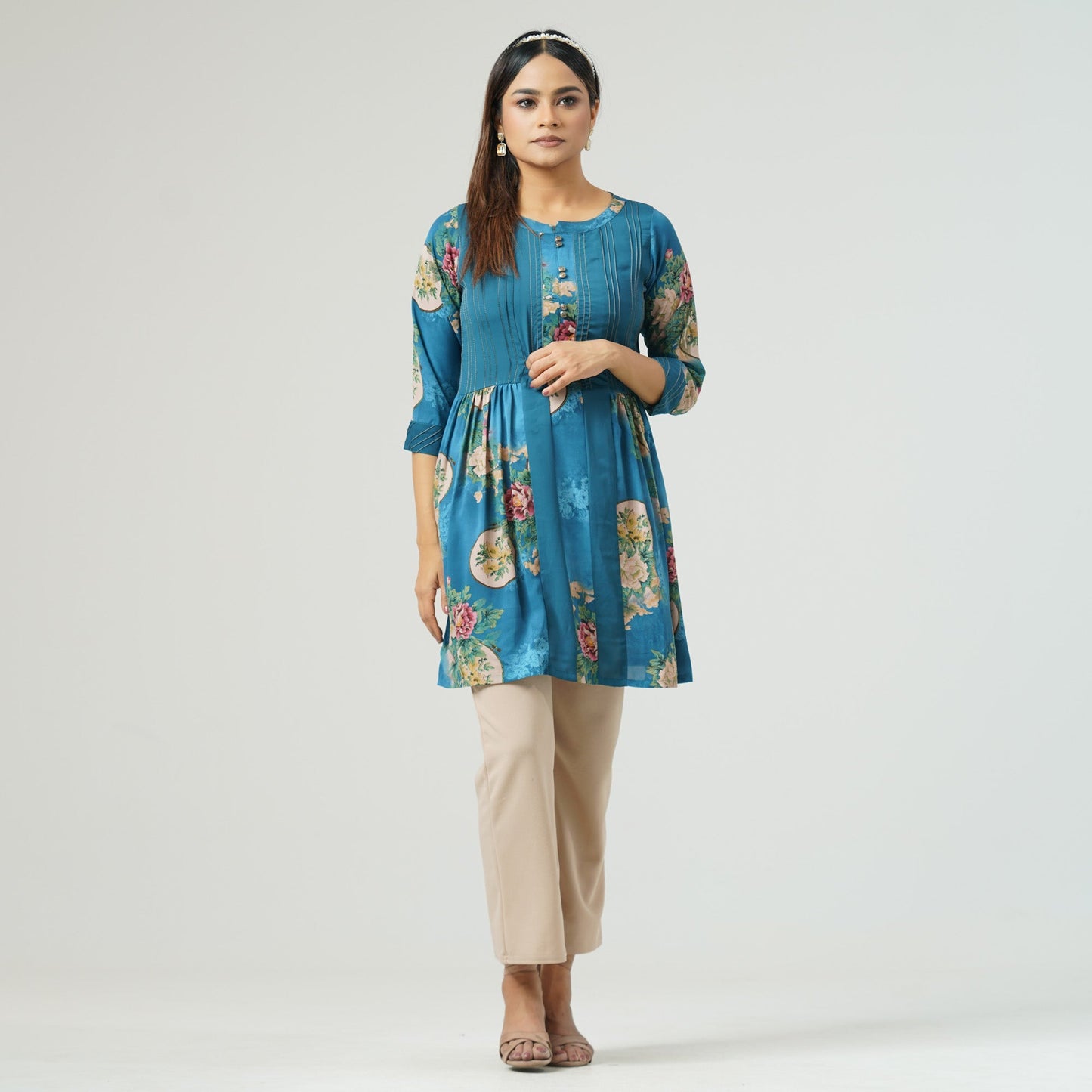 Womens Blue Kurti
