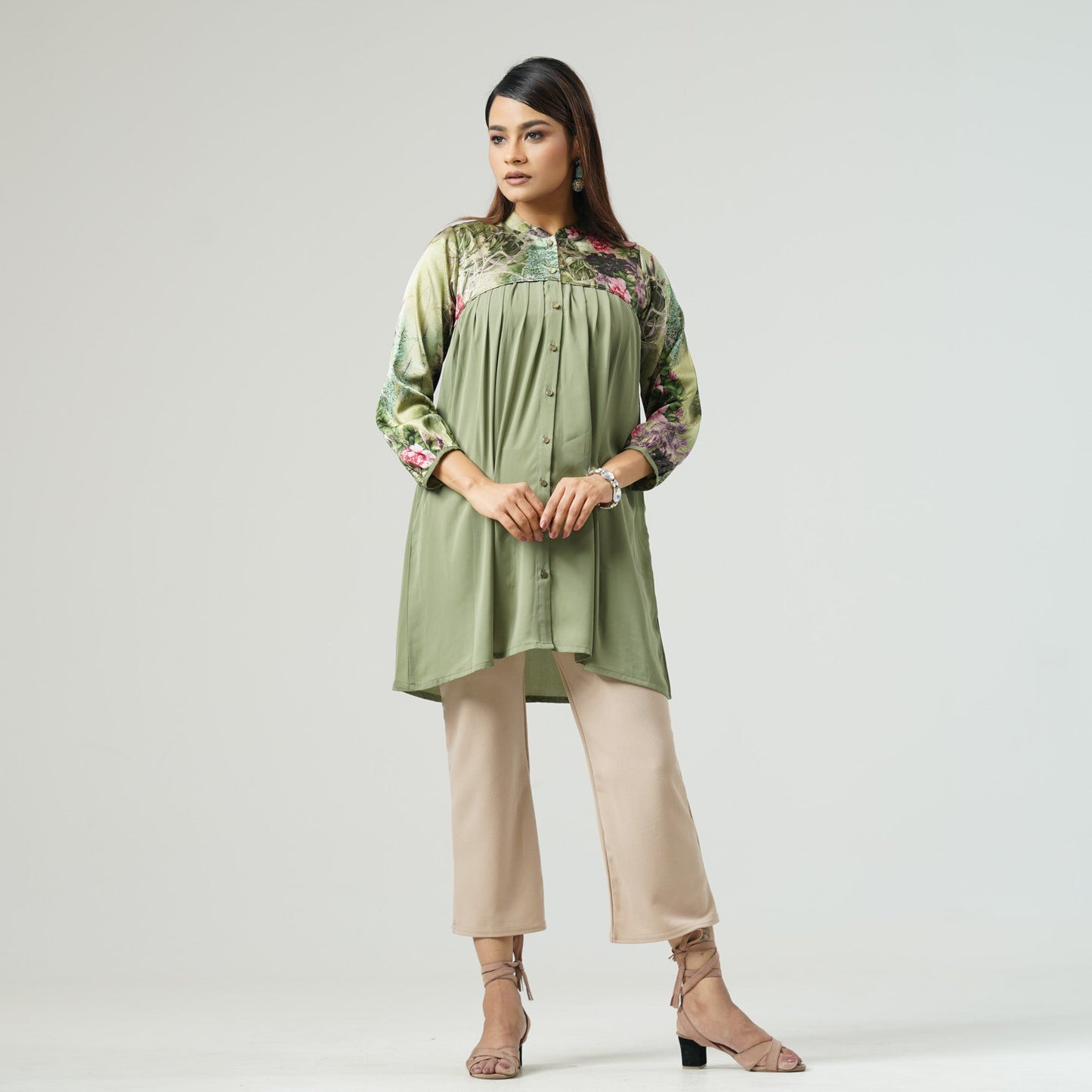 Womens Green Kurti