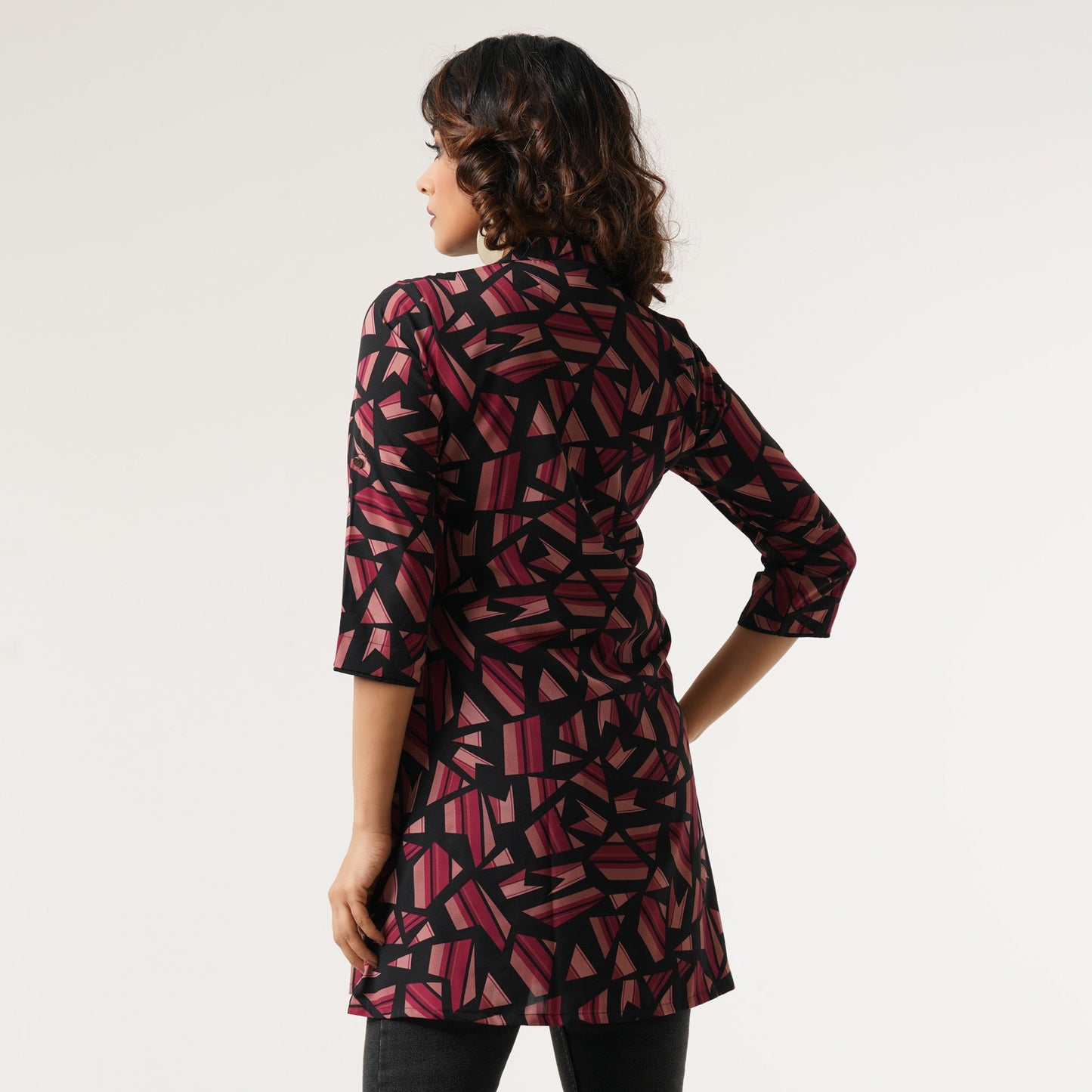 Womens Black Kurti