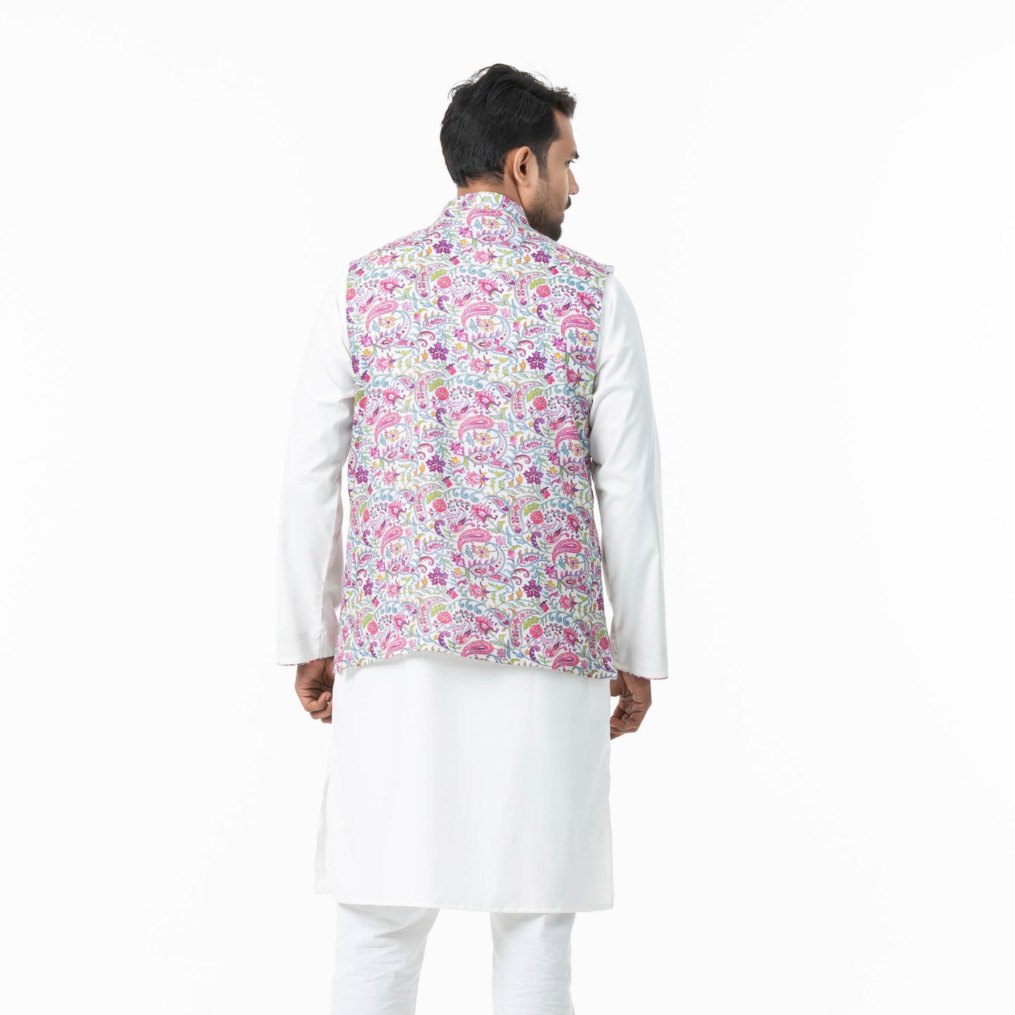 MENS PANJABI SET-OFF WHITE
