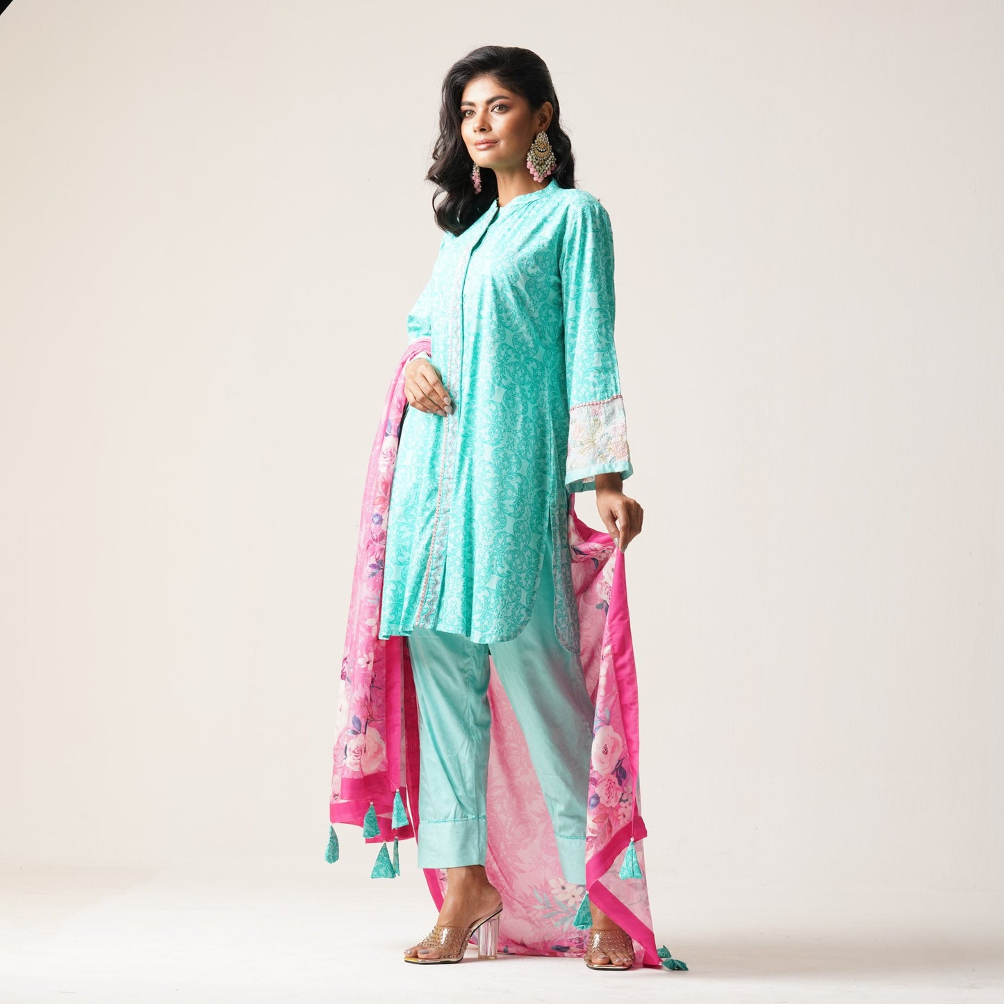 ETHNIC 3PCS-AQUA