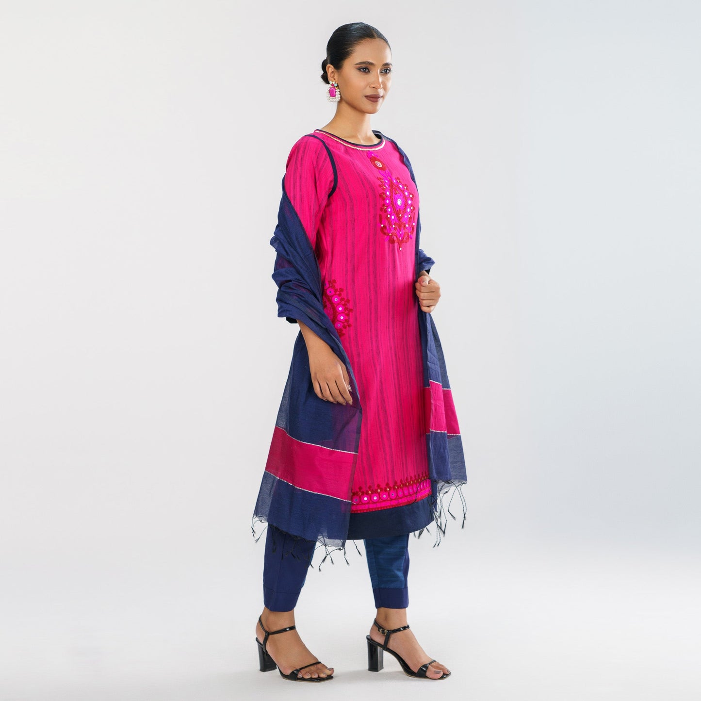 Women Pink Three Piece Set
