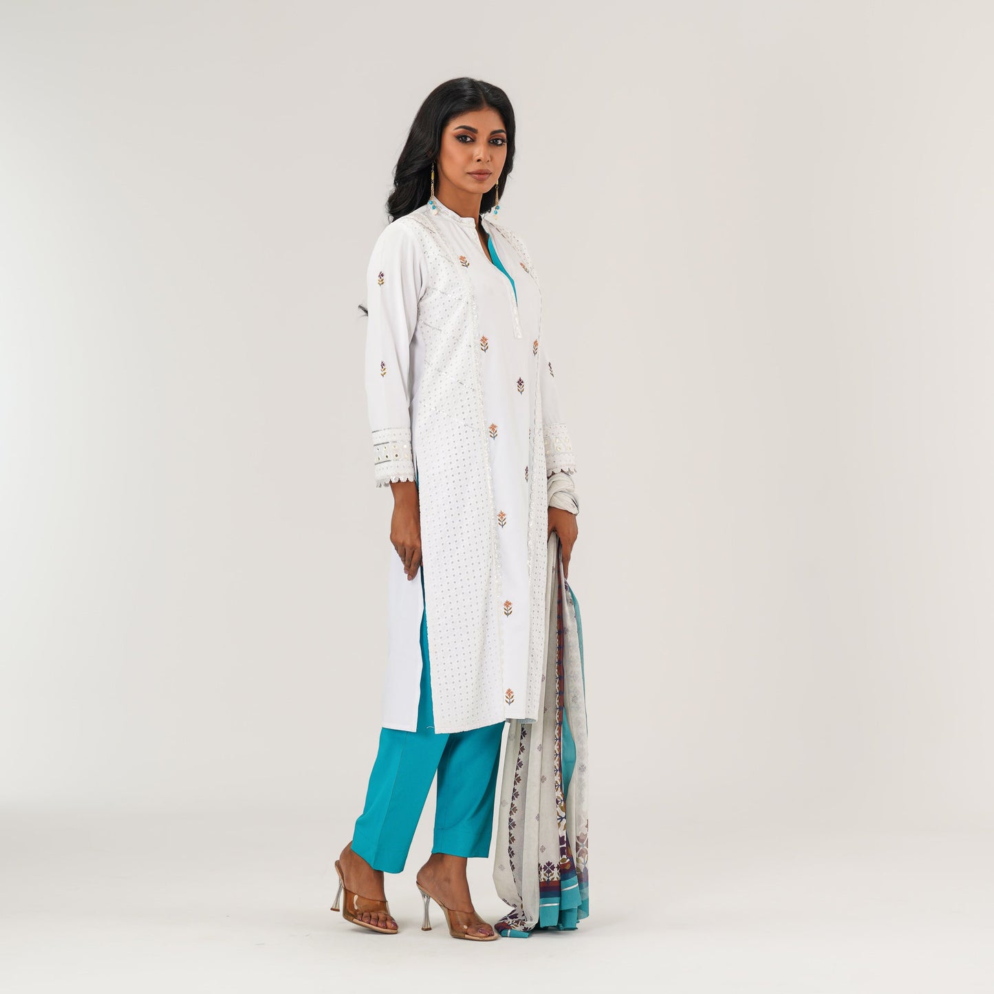 Womens White Three Piece Set