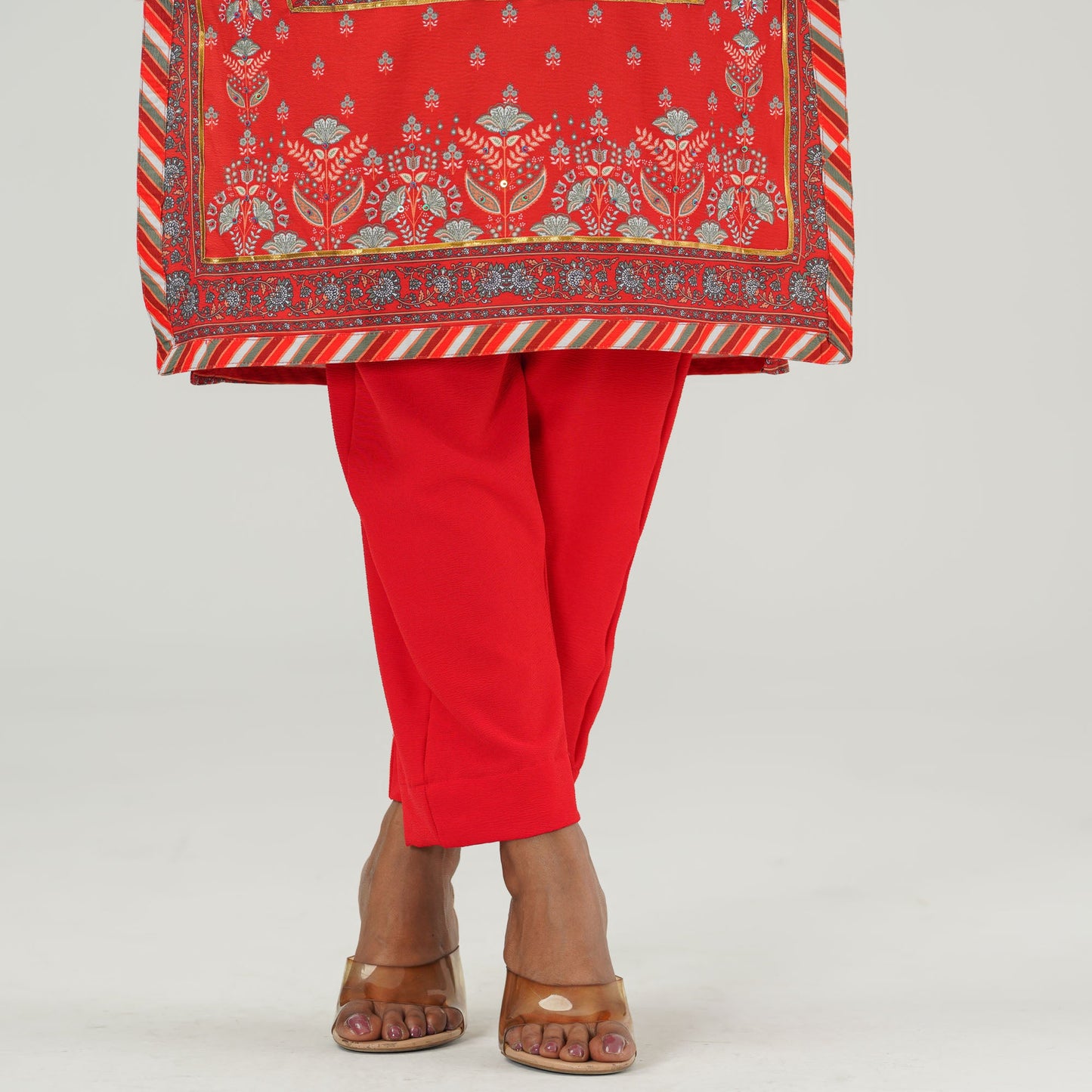 Womens Red Three Piece Set