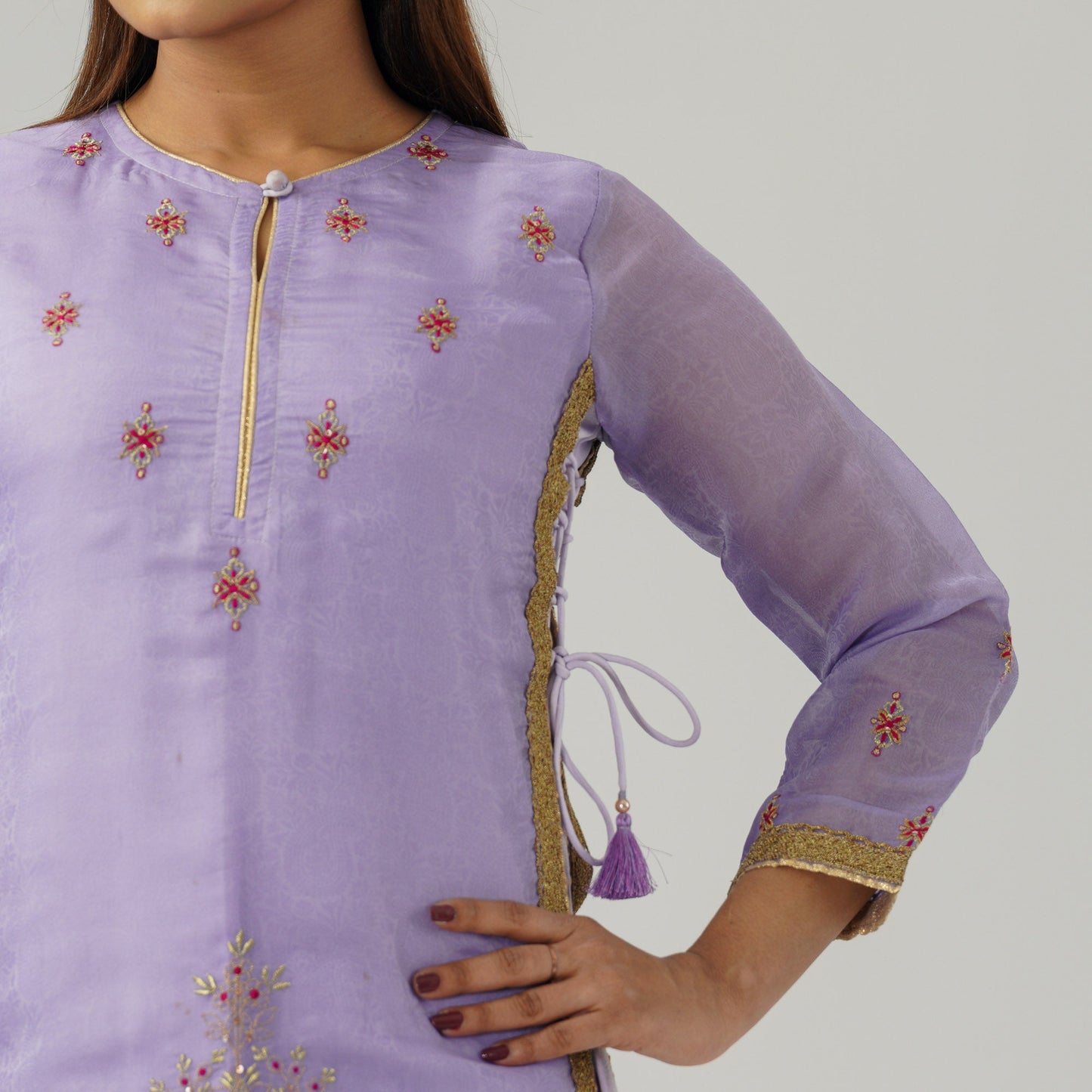 Womens Purple Three Piece Set