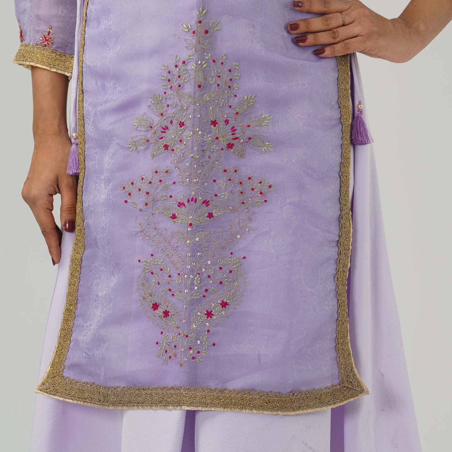 Womens Purple Three Piece Set