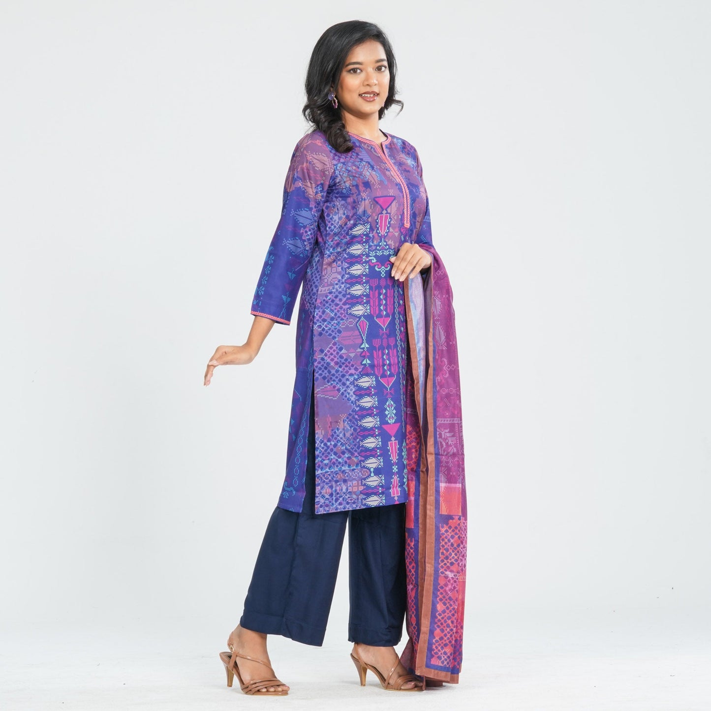 Women’s Silk Three Pcs Set