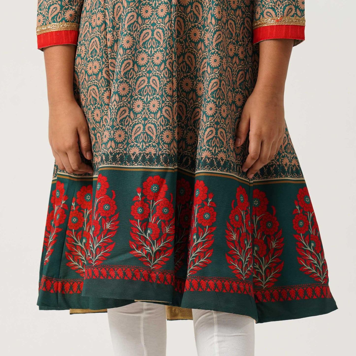 Gilrs Multicolor Gown