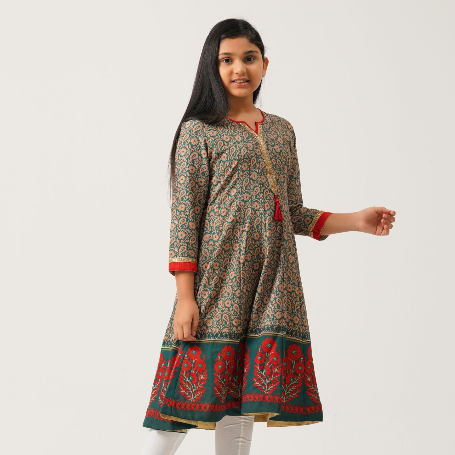 Gilrs Multicolor Gown