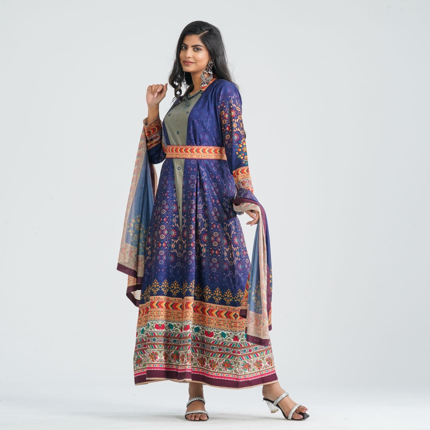 Women's Blended Silk Gown