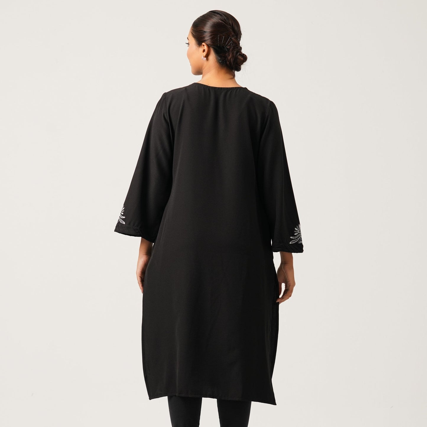 Womens Black Kurti