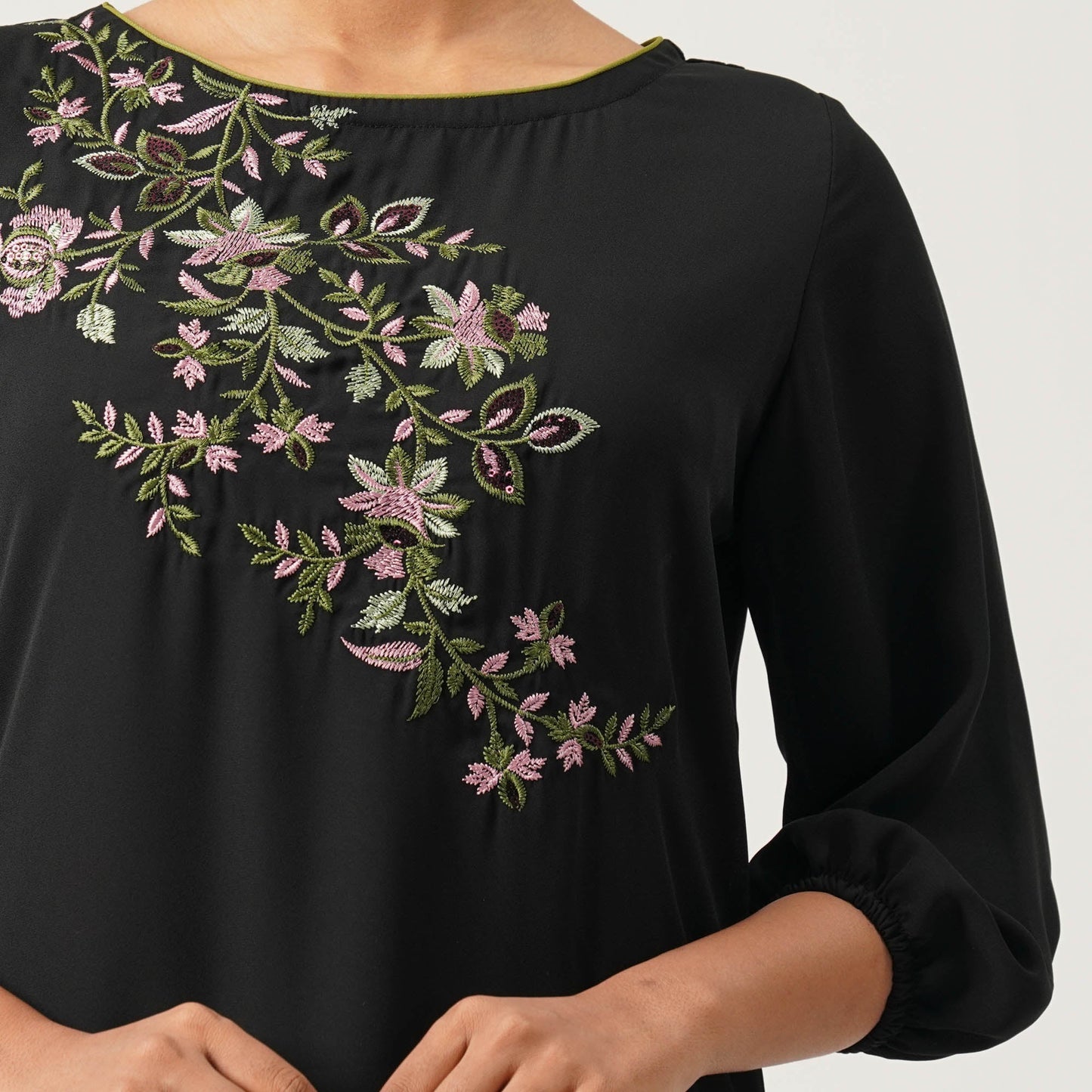 Womens Black Kurti