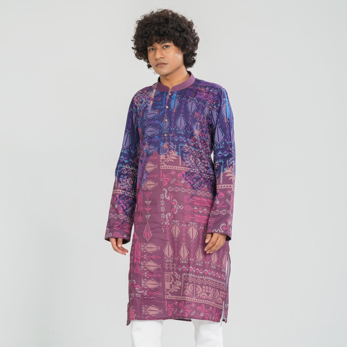 Men's Blended Cotton Panjabi