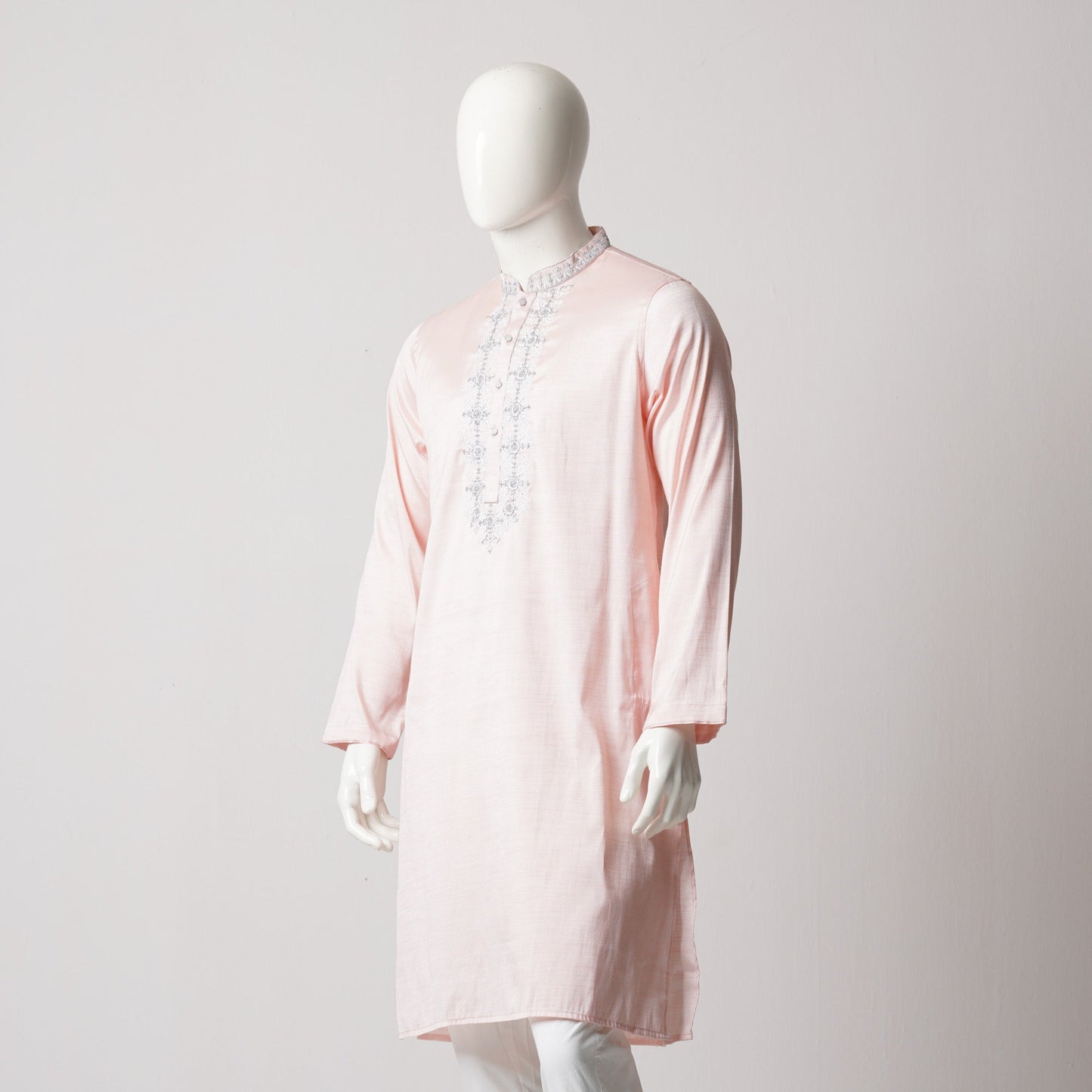 Mens Karchupi Panjabi-Pink