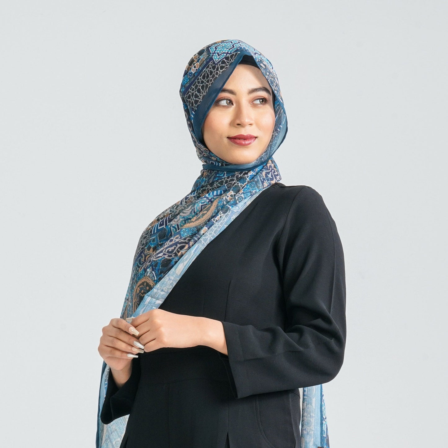 Women’s Blended Silk Digital Printed Scarf