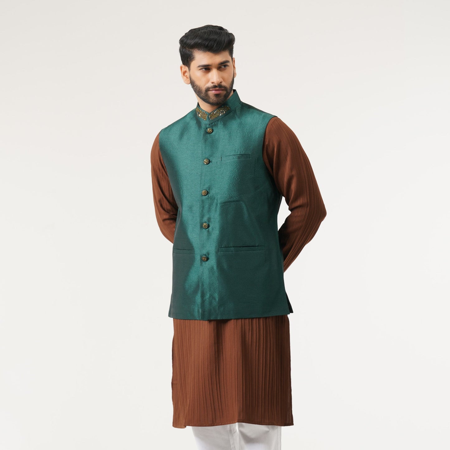 Mens Emerald Green Vest