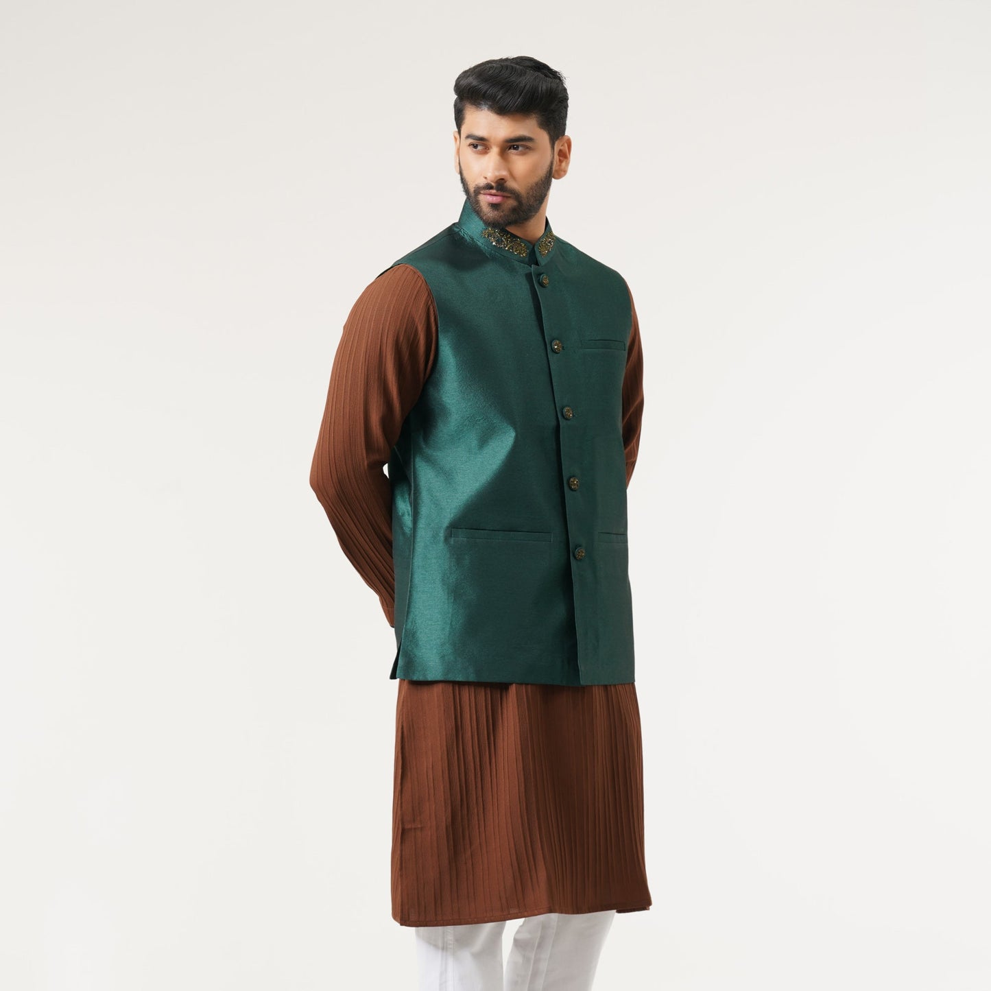 Mens Emerald Green Vest