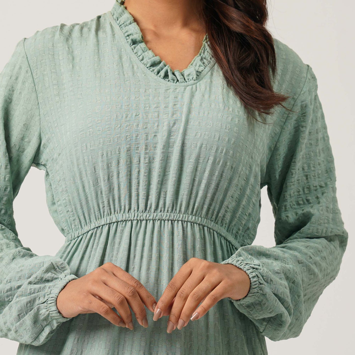 Womens Light Green Gown