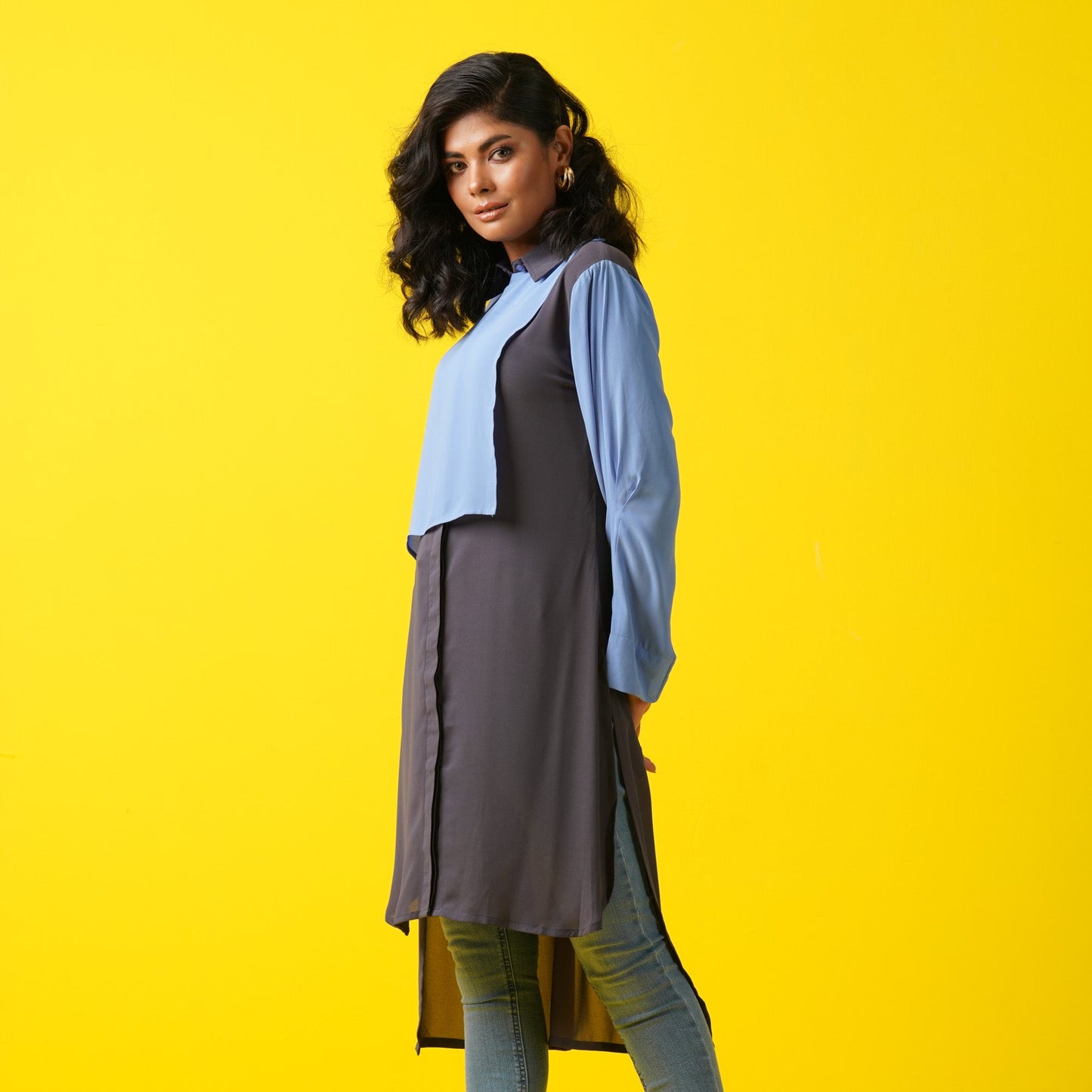 LADIES TUNIC-BLACK 1