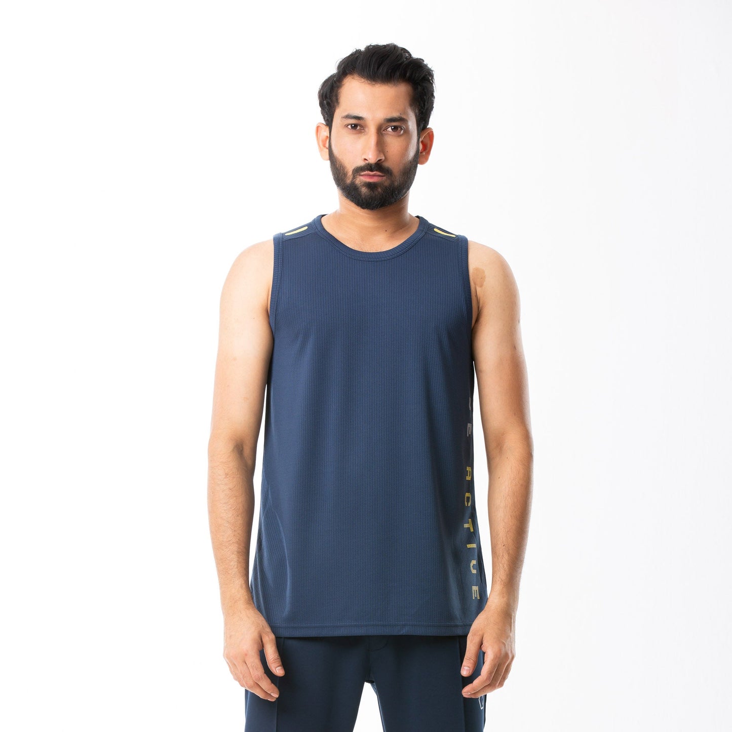 MENS TANK TOP-NAVY BLUE