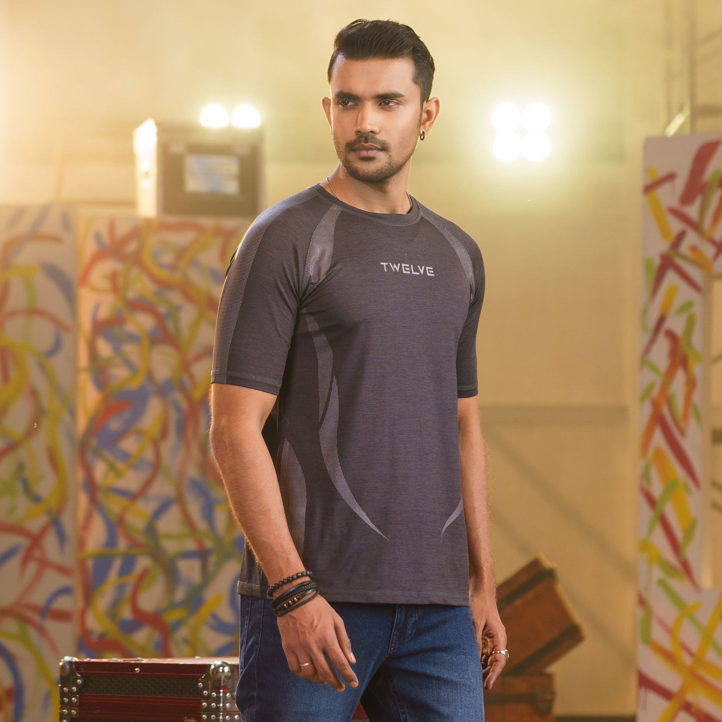 Men’s Black Activewear T-Shirt